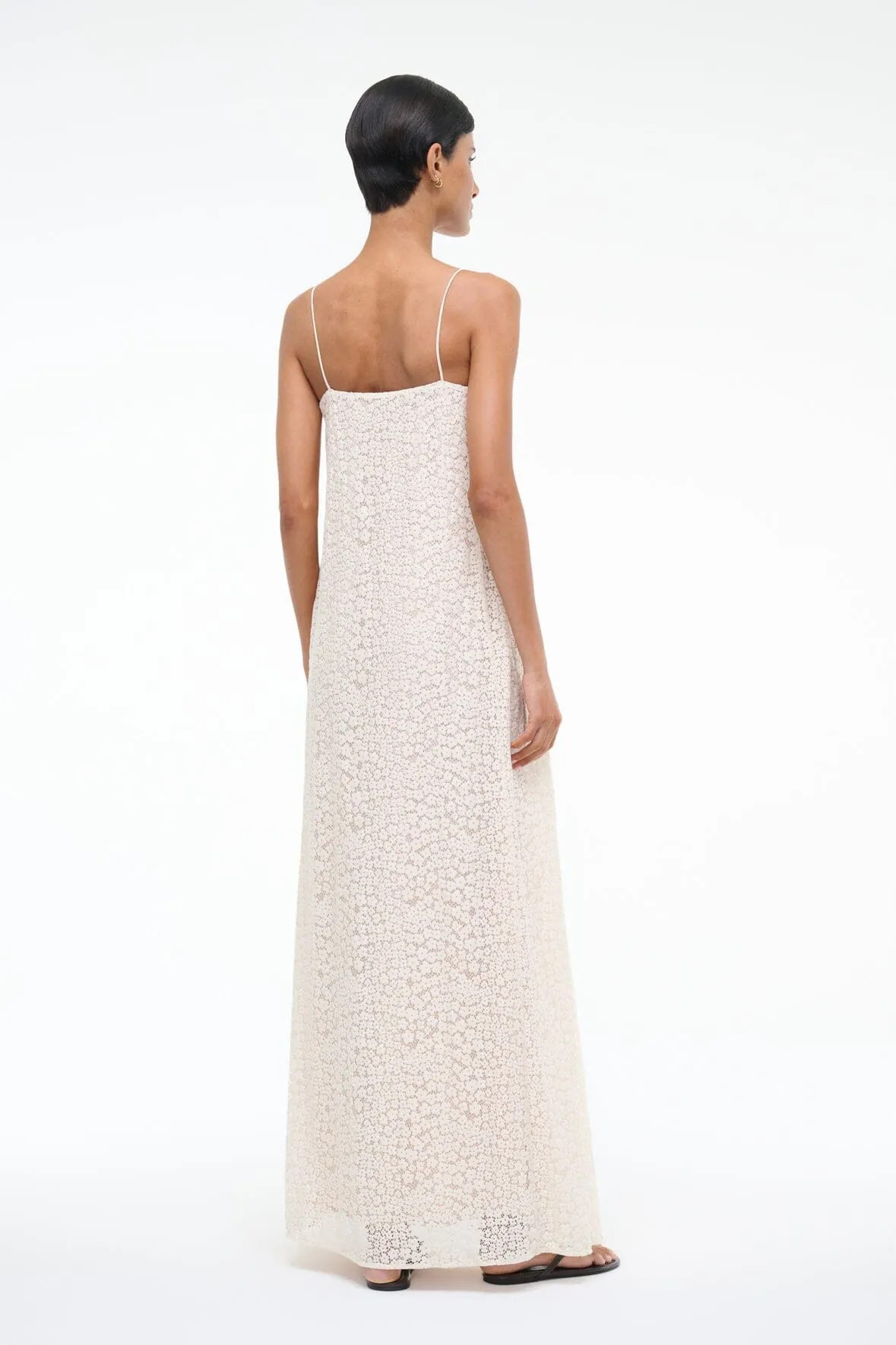 DELFINA DRESS | TINY BLOOM IVORY minimalist feel