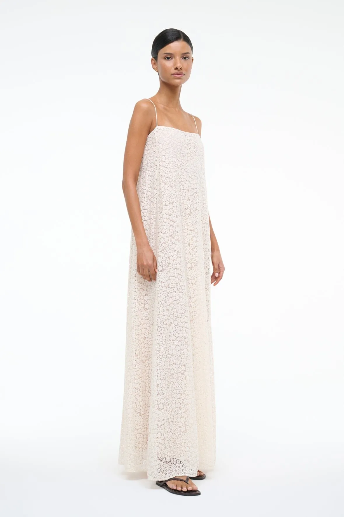 DELFINA DRESS | TINY BLOOM IVORY happy mood