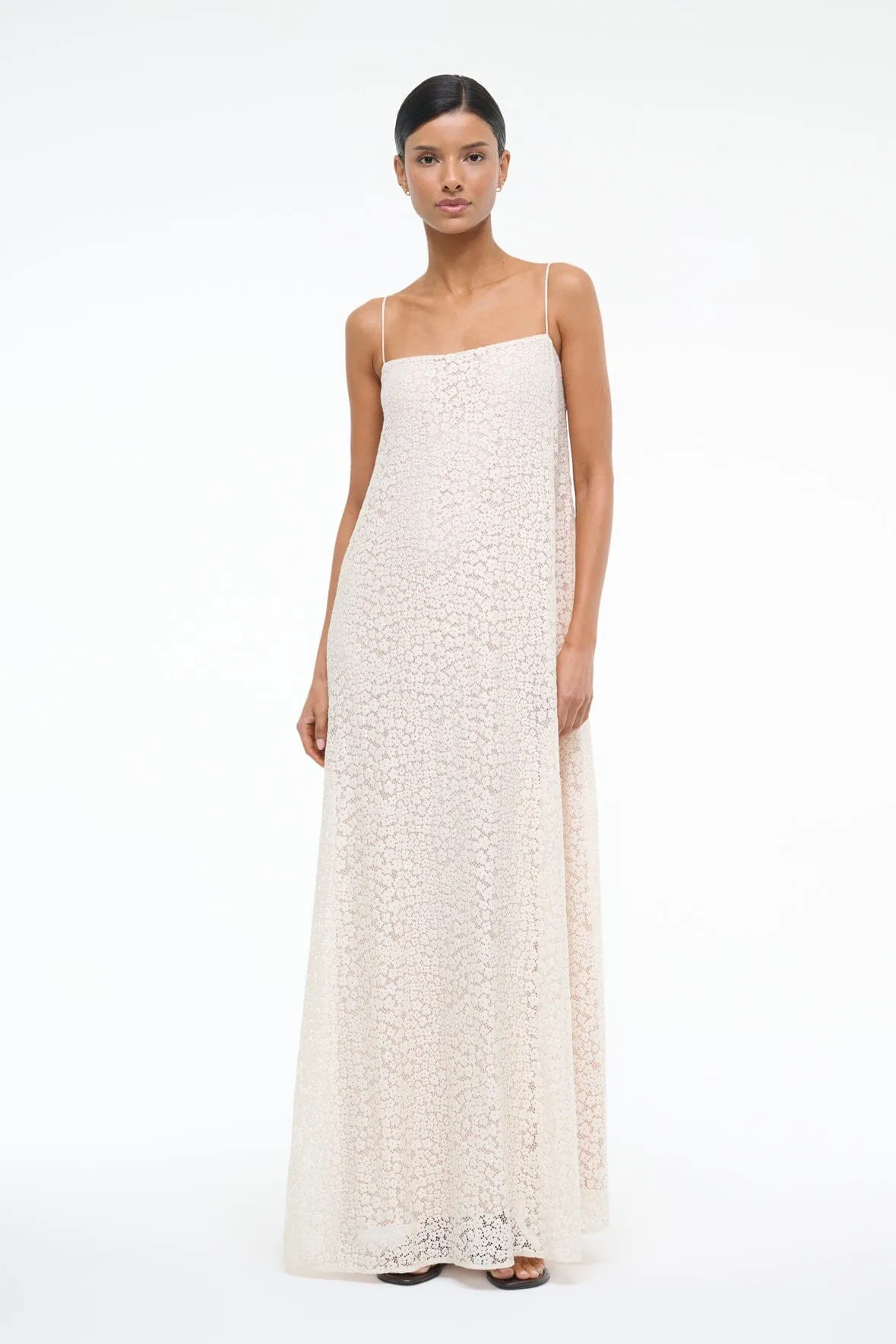 DELFINA DRESS | TINY BLOOM IVORY resort vibe