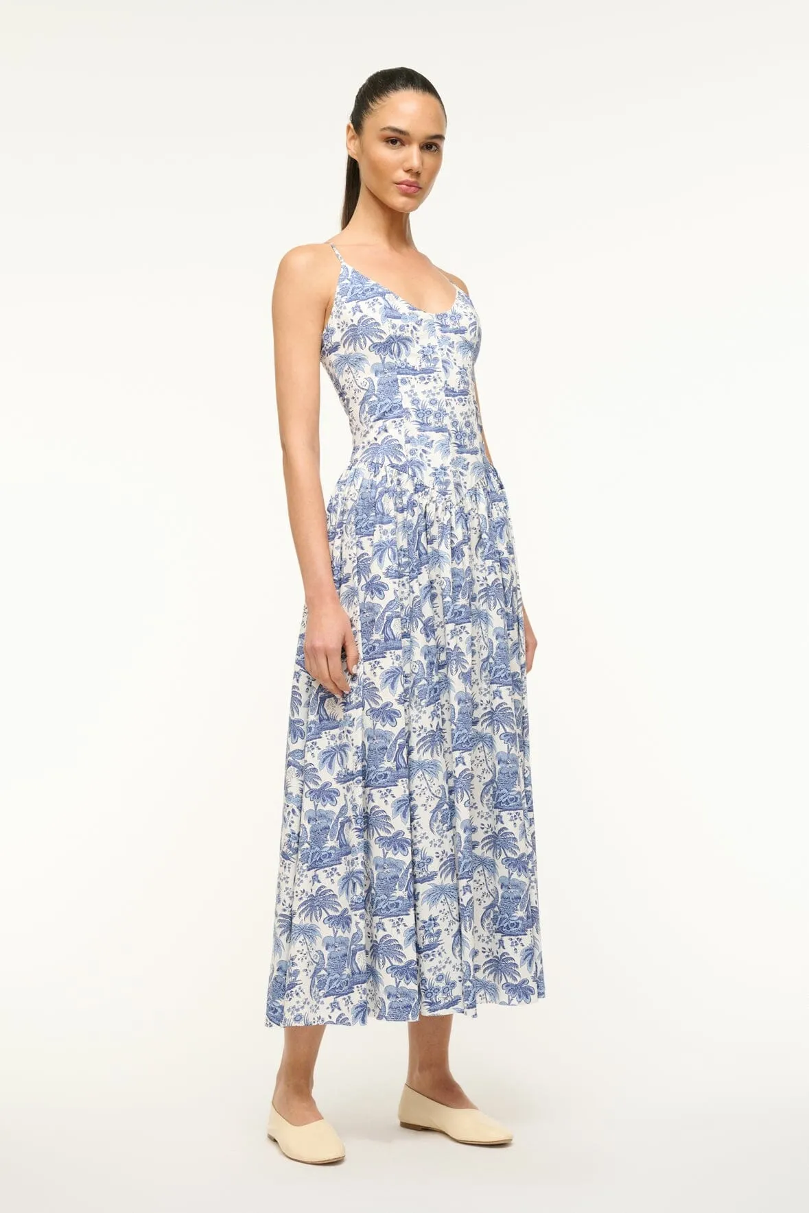 DENA DRESS | BLUE TOILE soft glam