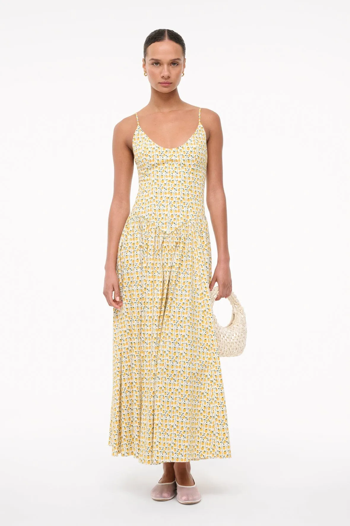 DENA DRESS | ON THE VINE GOLDEN off duty