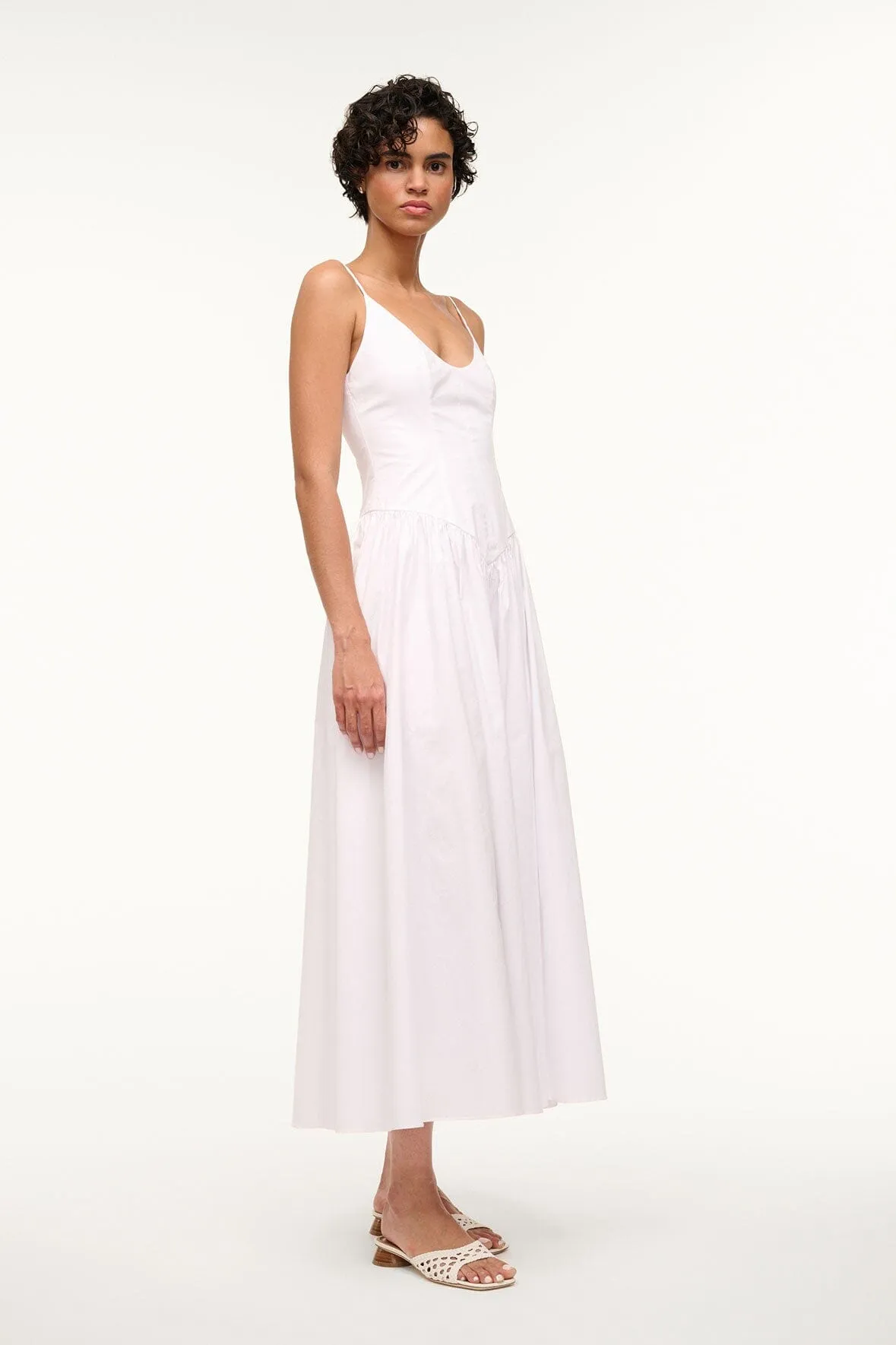 DENA DRESS | WHITE easy chic