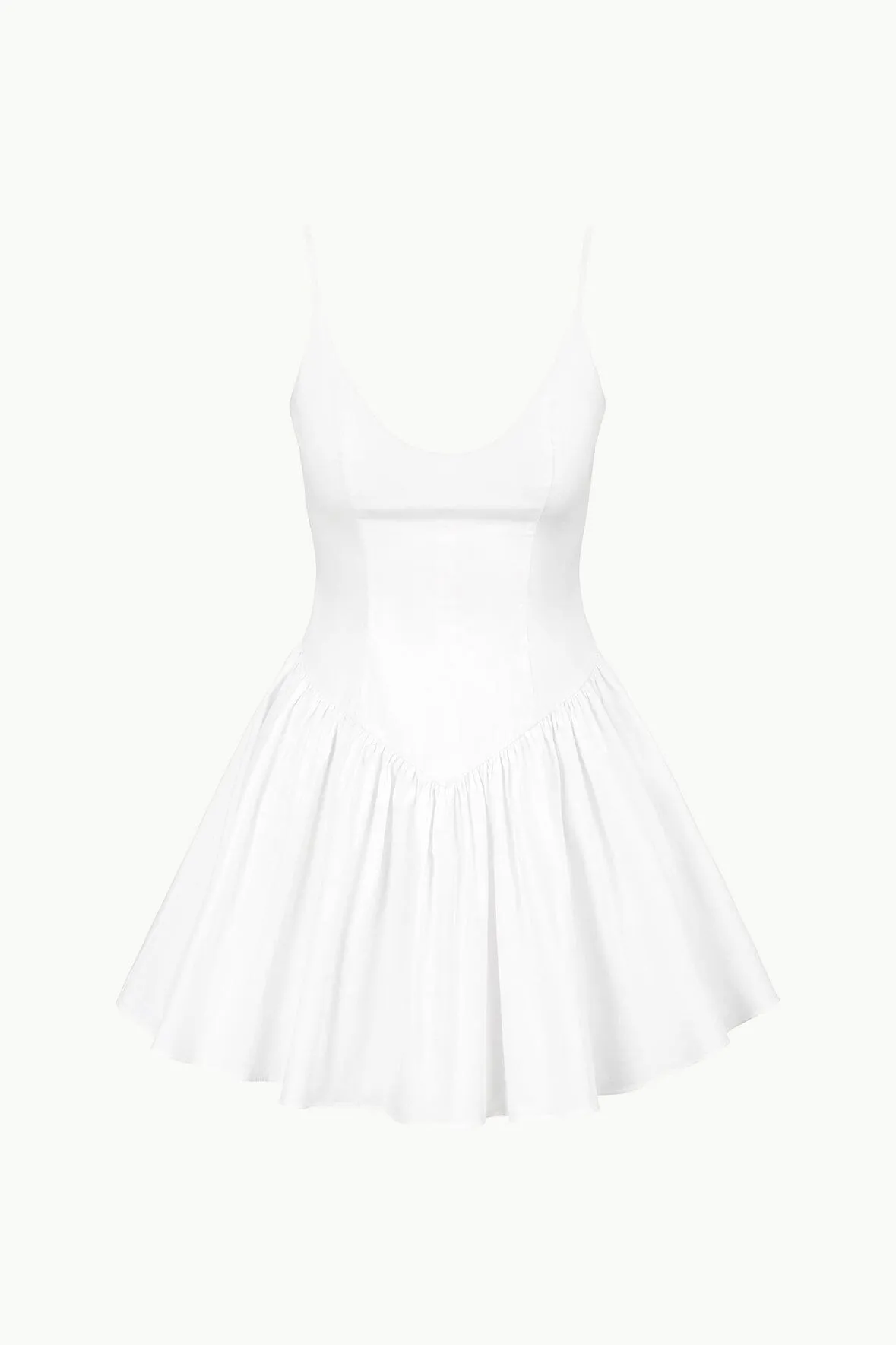 DENA MINI DRESS | WHITE romantic tone