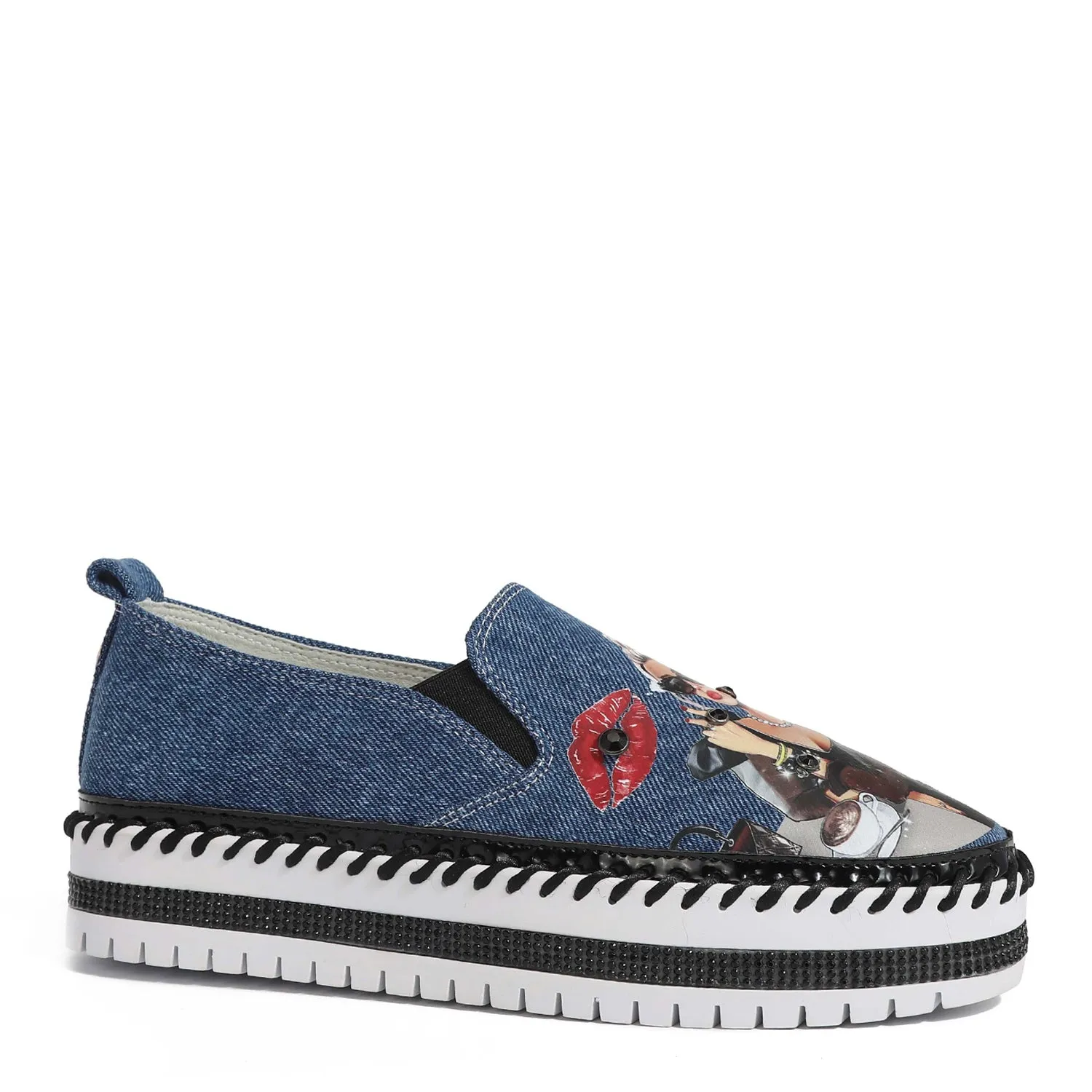 DENIM SLIP ON SNEAKER youth vibe