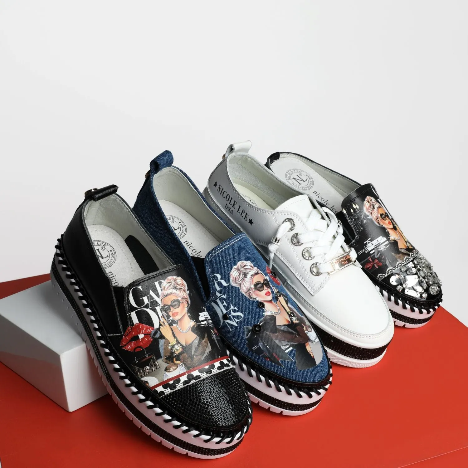 DENIM SLIP ON SNEAKER multi purpose