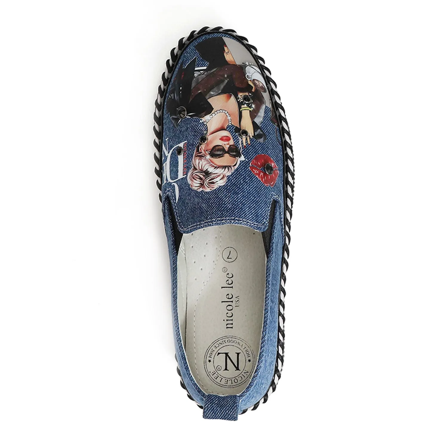 DENIM SLIP ON SNEAKER sport fashion