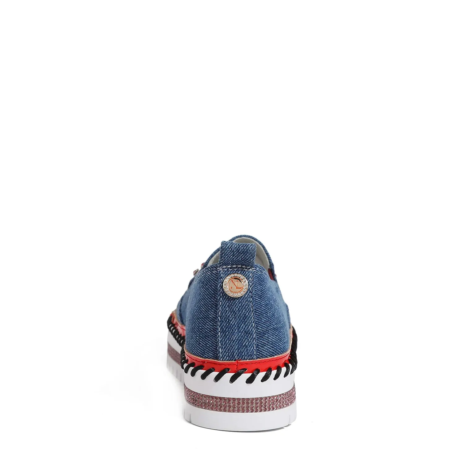 DENIM SLIP ON SNEAKER trendy wear