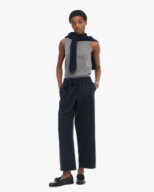 Donegal Jersey Cut Off Detail Muscle Tee - Slate Grey layer mood