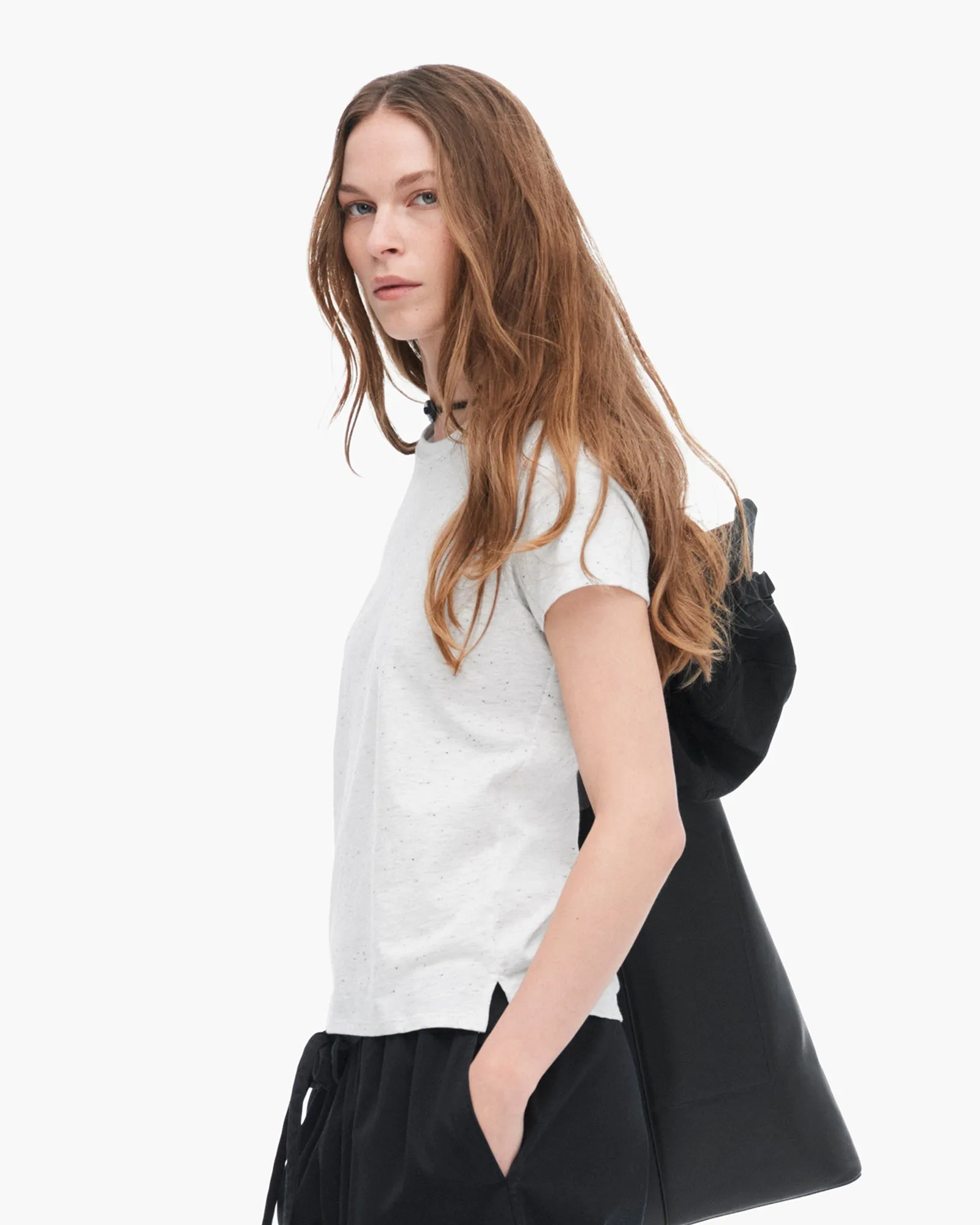 Donegal Jersey Schoolboy Crew Neck Tee - H. Silver clean comfort