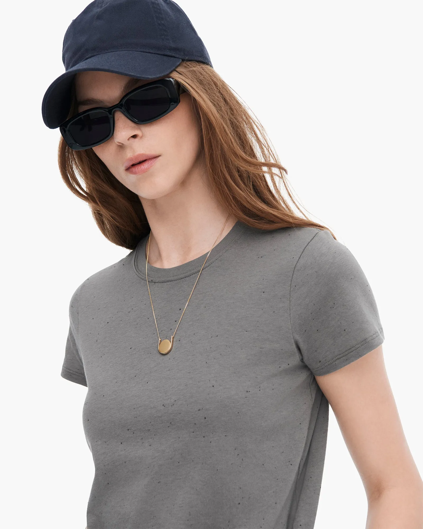 Donegal Jersey Schoolboy Crew Neck Tee - Slate Grey casual mix