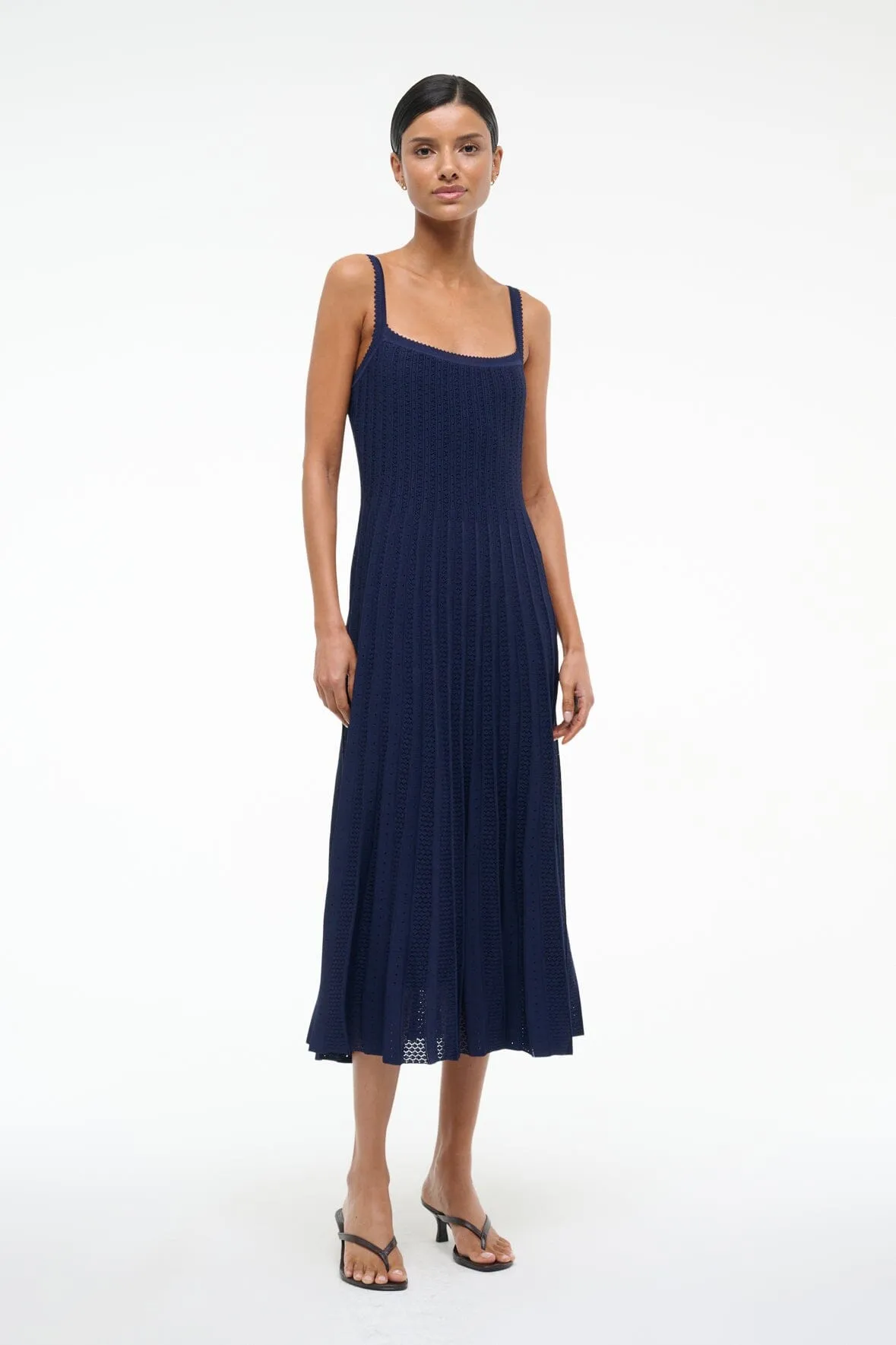 ELLEN DRESS | NAVY retro vibe
