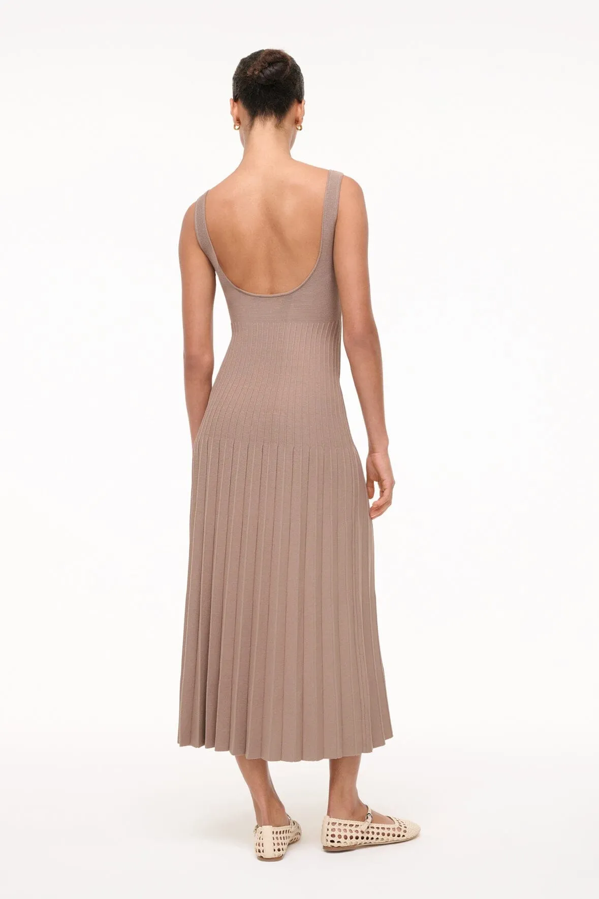ELLISON DRESS | TAUPE cool comfort