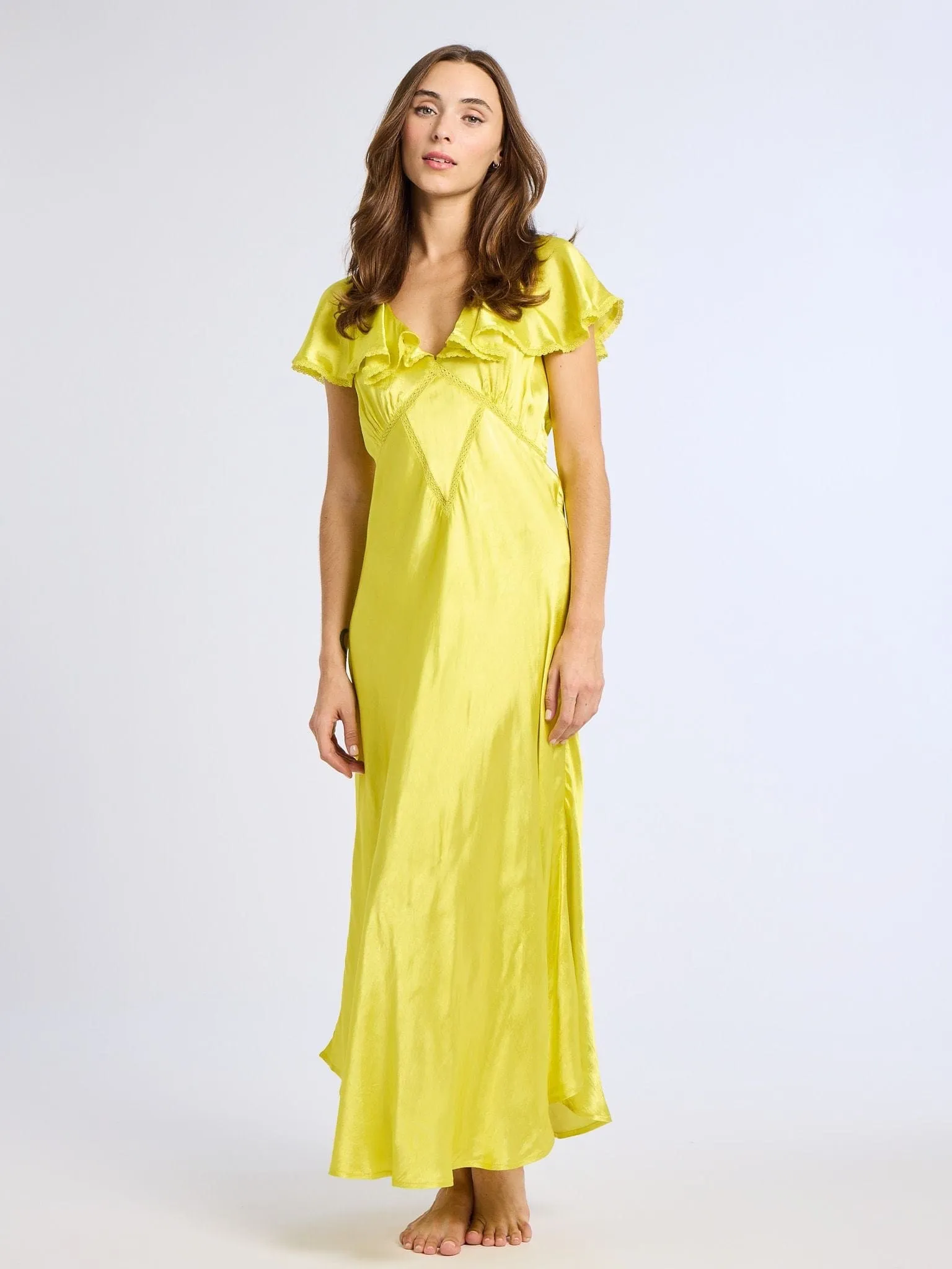 Eloise Dress in Citron classic vibe