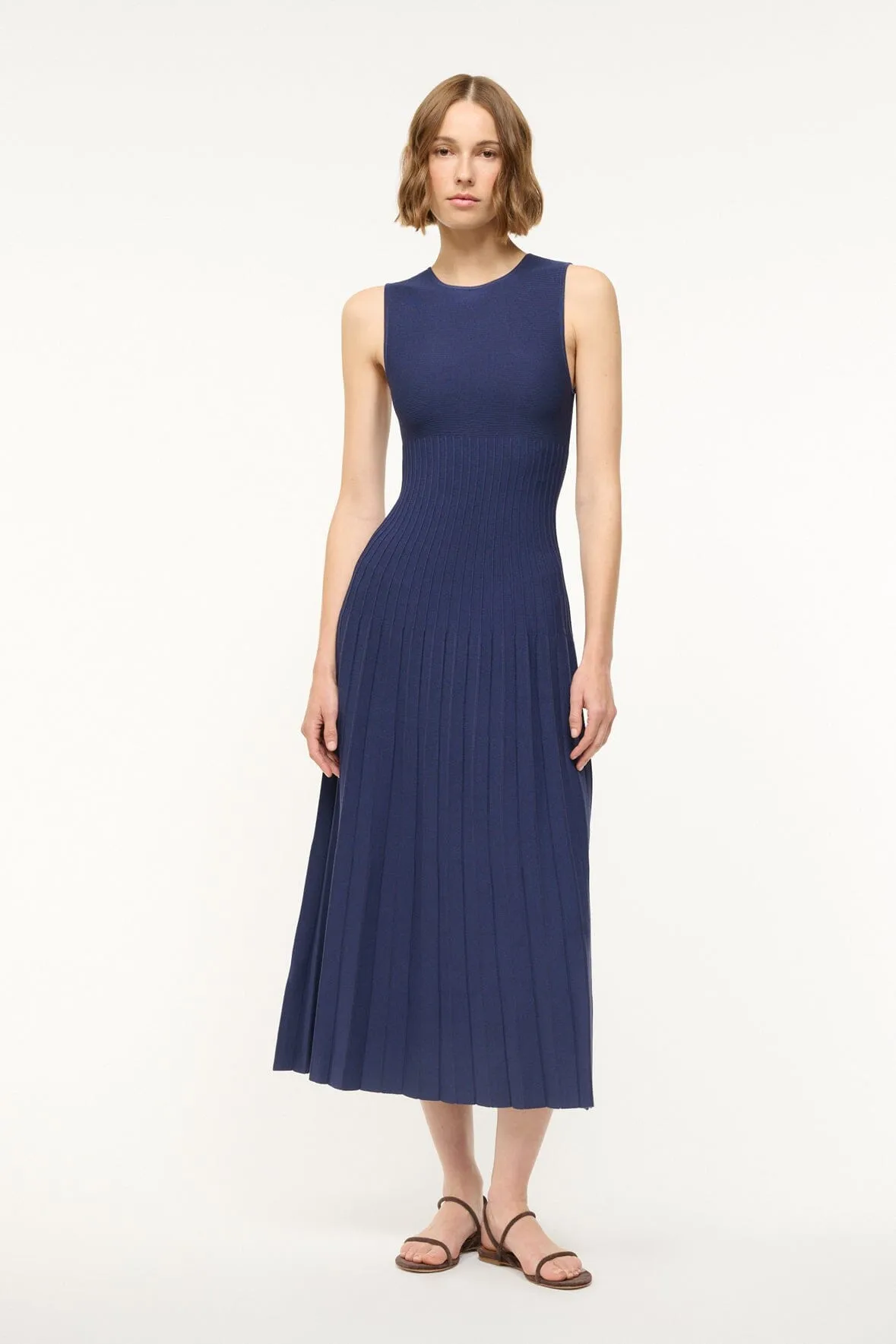 ELYSE DRESS | NAVY resort vibe