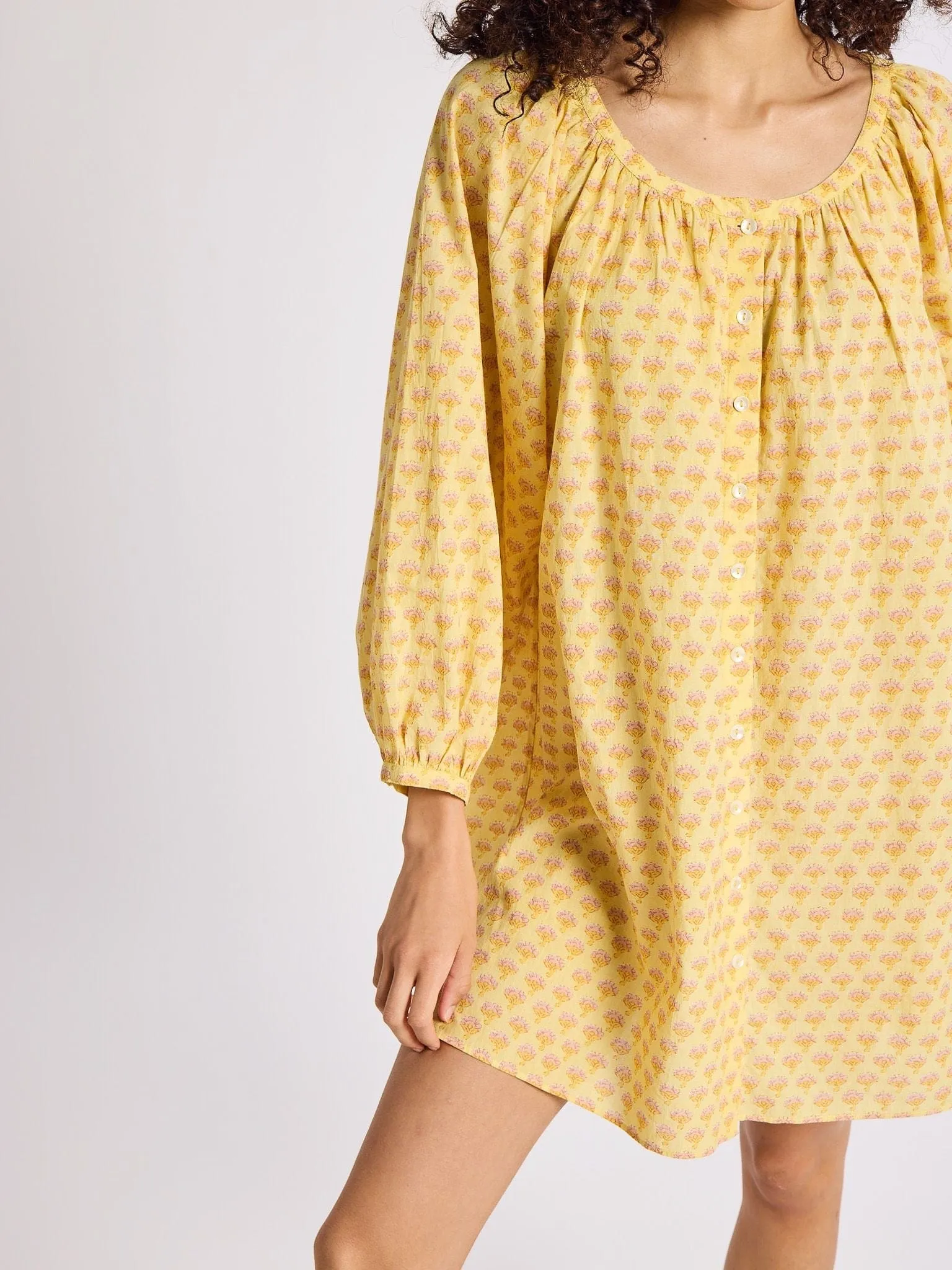Emma Dress in Buttercup brunch ready