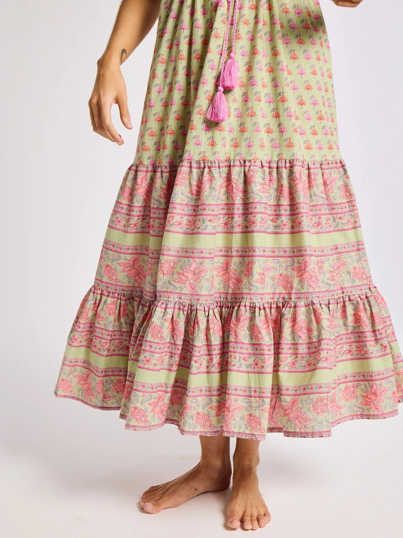 Esme Dress in Tulip Print gentle charm