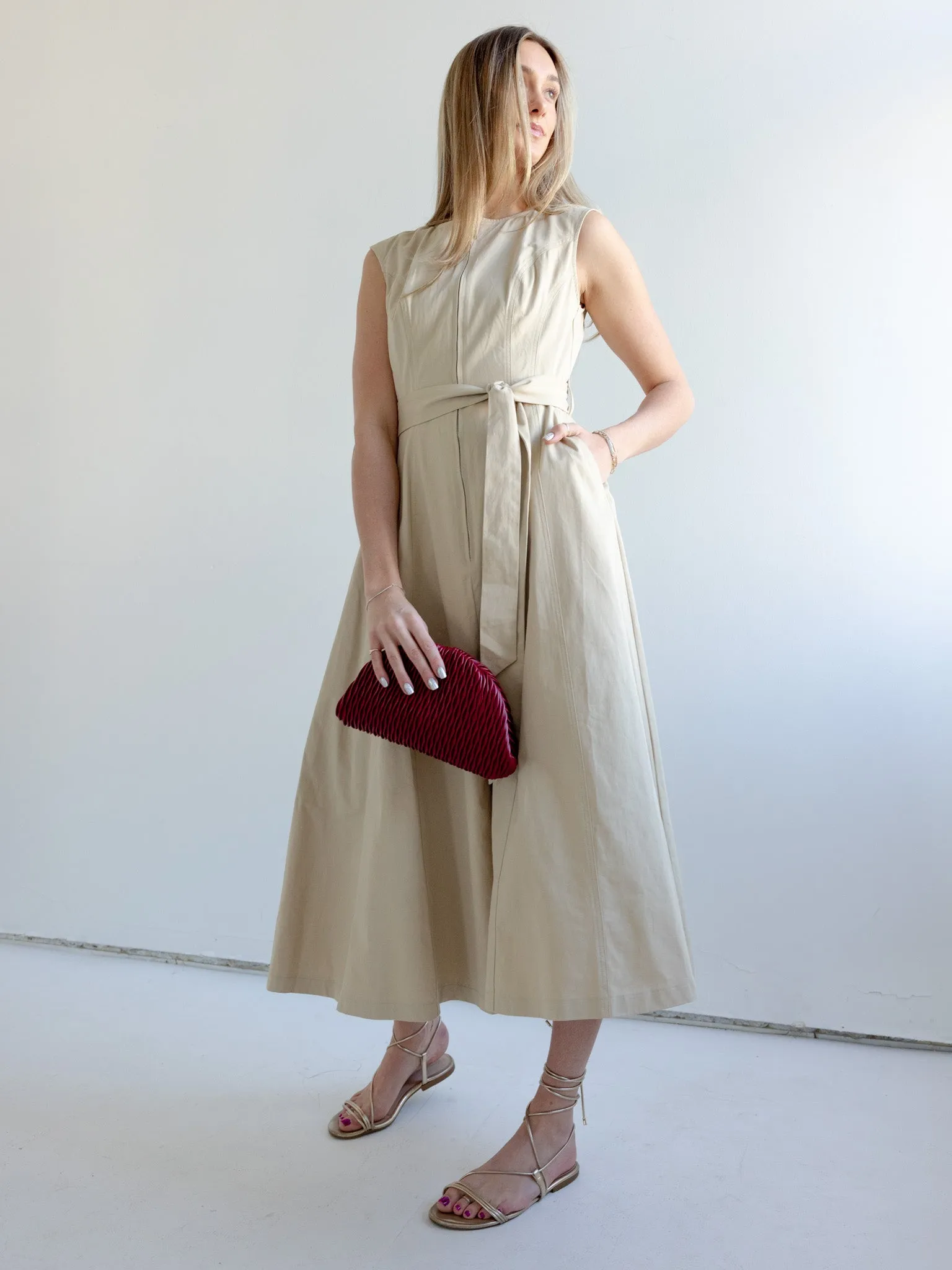 Ester Sash Dress soft power