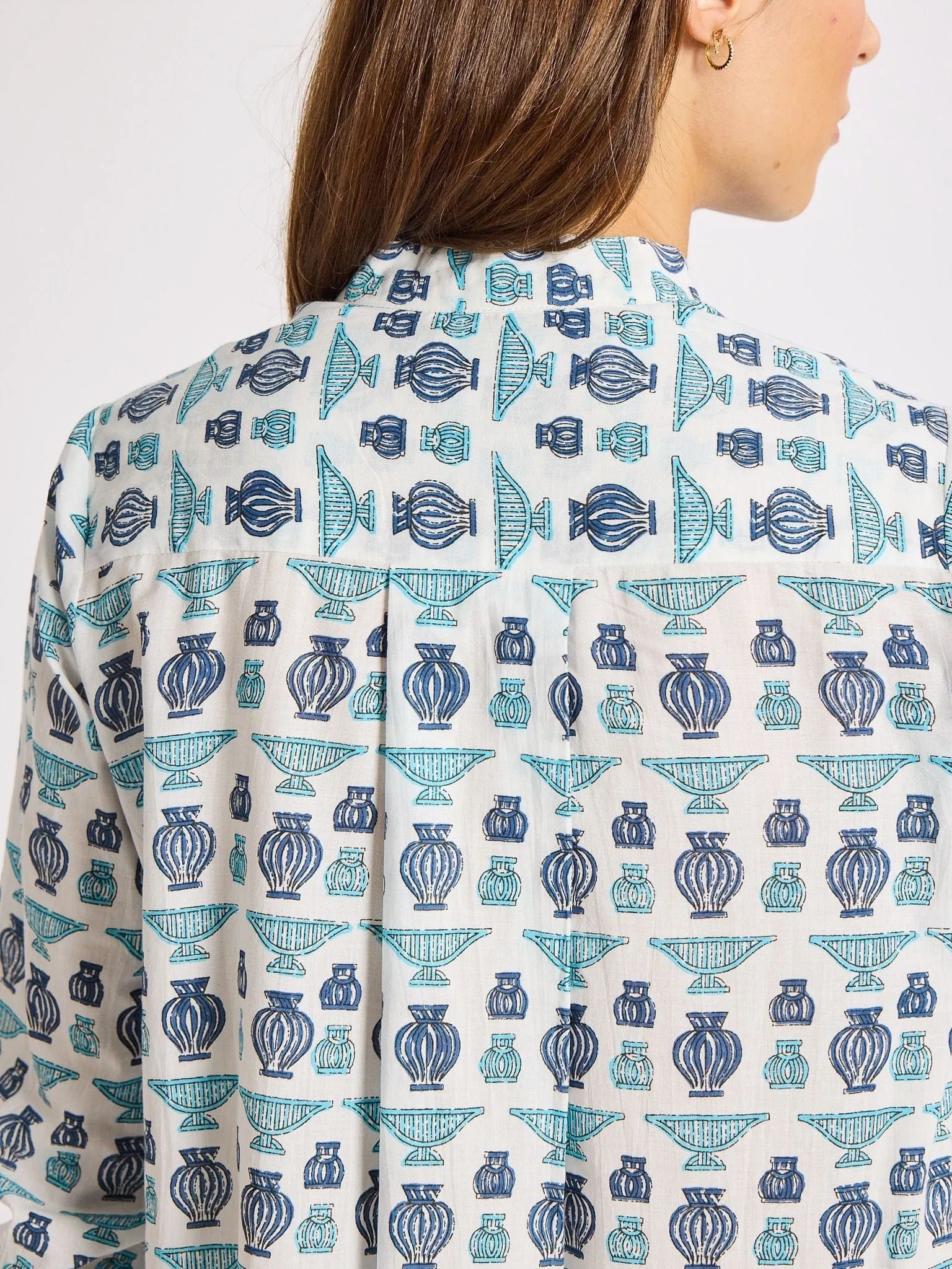 Esther Dress in Athens Print modern muse