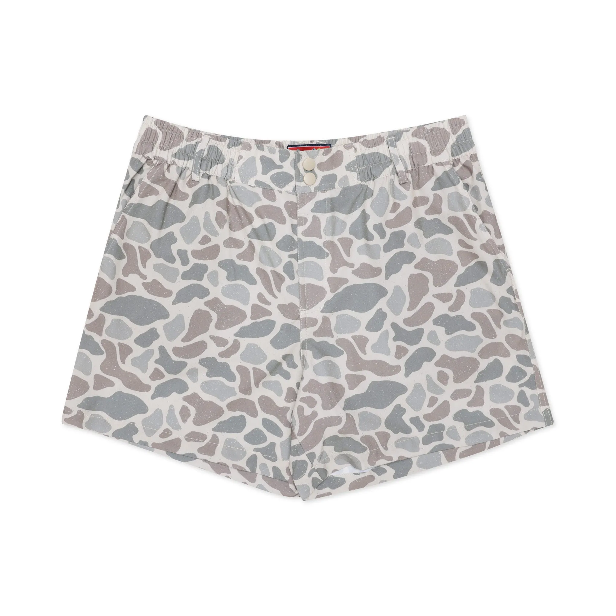 Everyday Short - Classic Deer Camo - Grey Pocket cycling gear