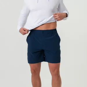 Everyday Short - Deep Water Navy - Mayan Pocket outdoor sport