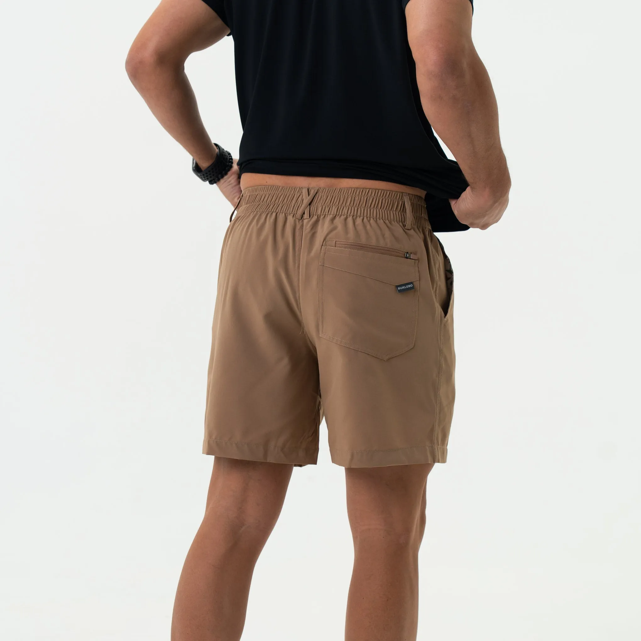 Everyday Short - Desert Tan - All Over Ducks Pocket daily wear