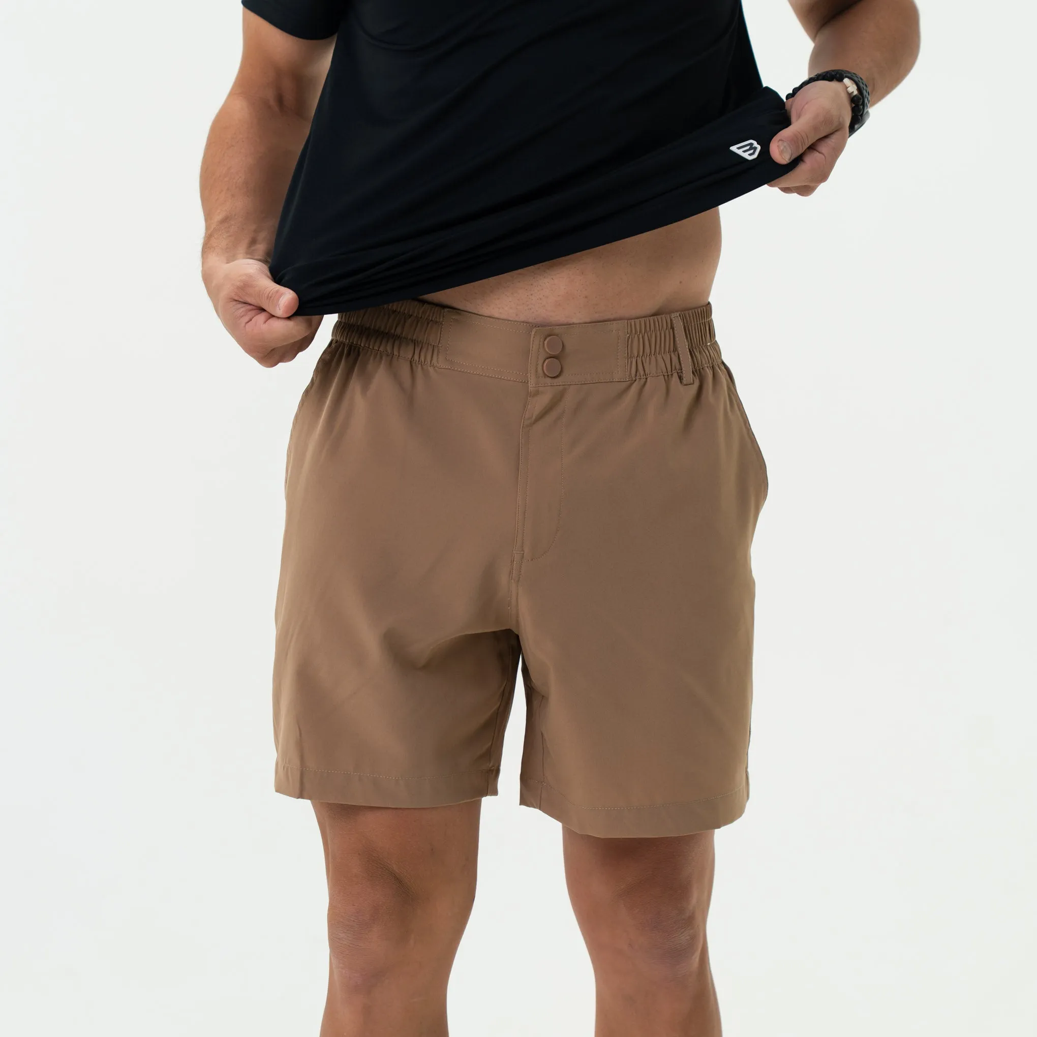 Everyday Short - Desert Tan - All Over Ducks Pocket outdoor adventure