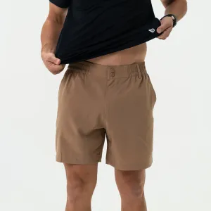 Everyday Short - Desert Tan - All Over Ducks Pocket outdoor adventure