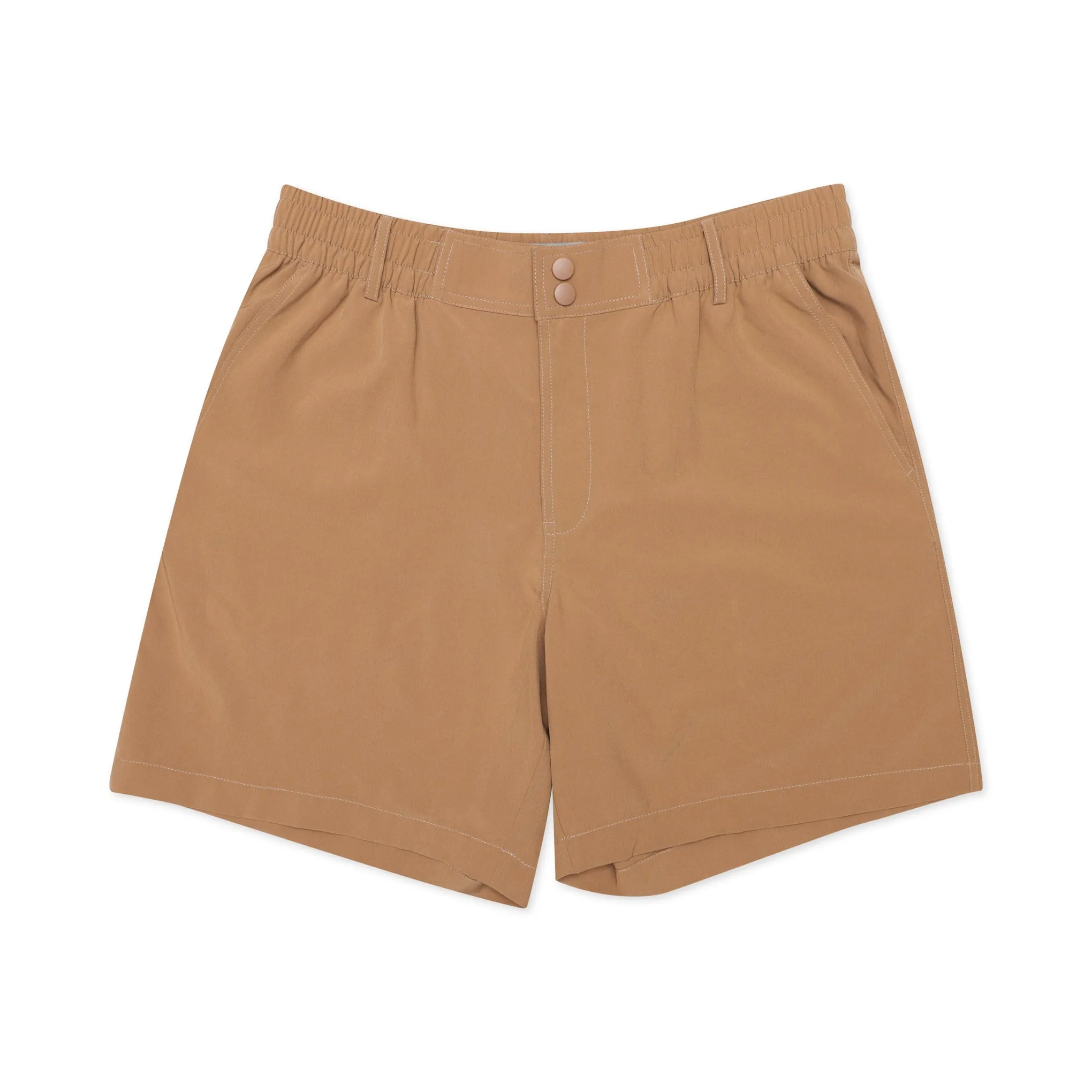 Everyday Short - Desert Tan - Flying Ducks Green Pocket skin friendly