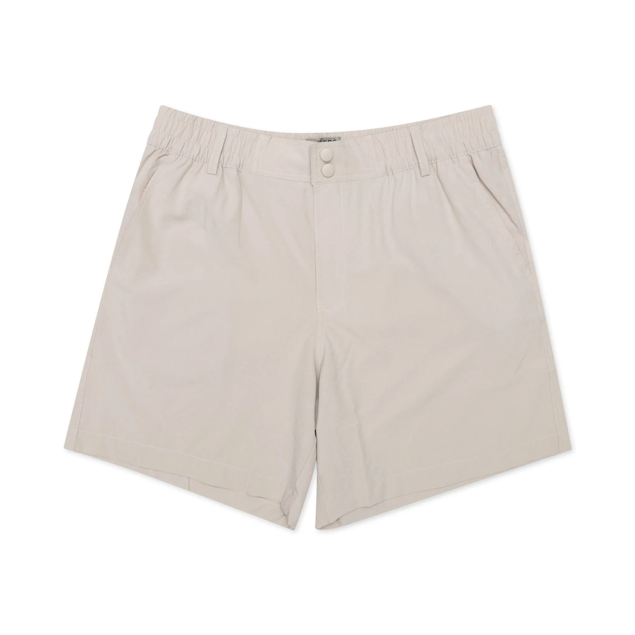 Everyday Short - Light Khaki - American Flag Pocket odor resistant