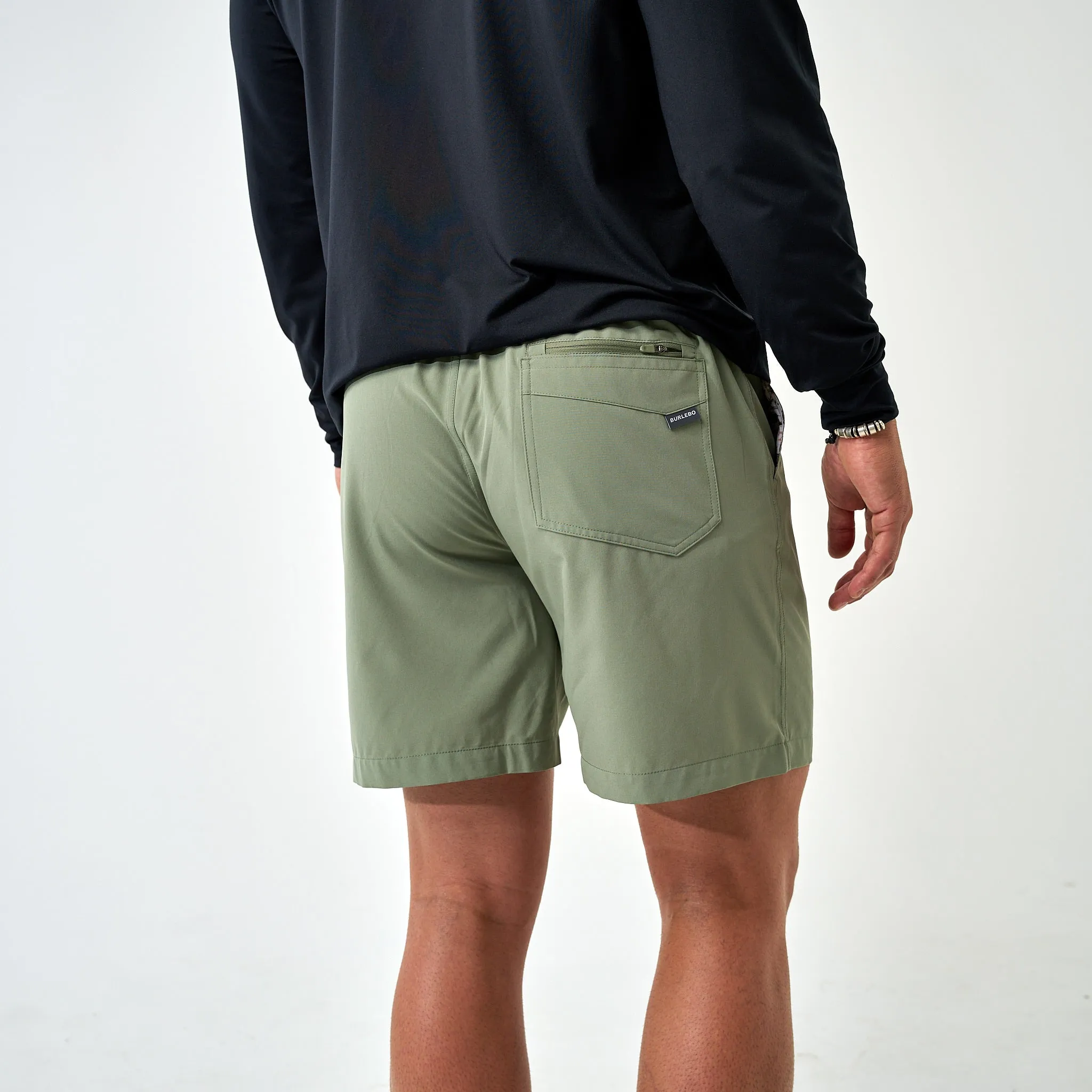 Everyday Short - Light Sage - Brush Country Pocket cool summer