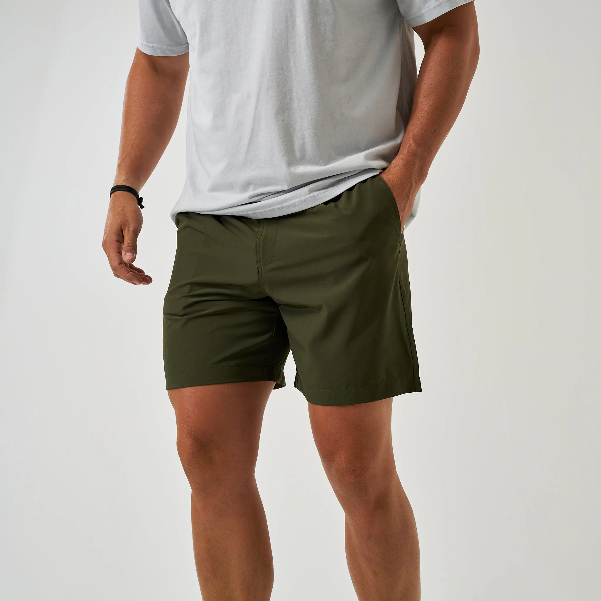 Everyday Short - Mallard Green - Ducks And Dogs Pocket simple style