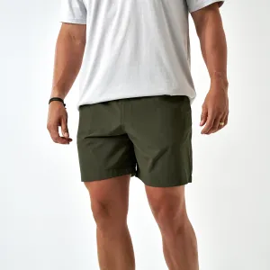 Everyday Short - Mallard Green - Ducks And Dogs Pocket youthful energy