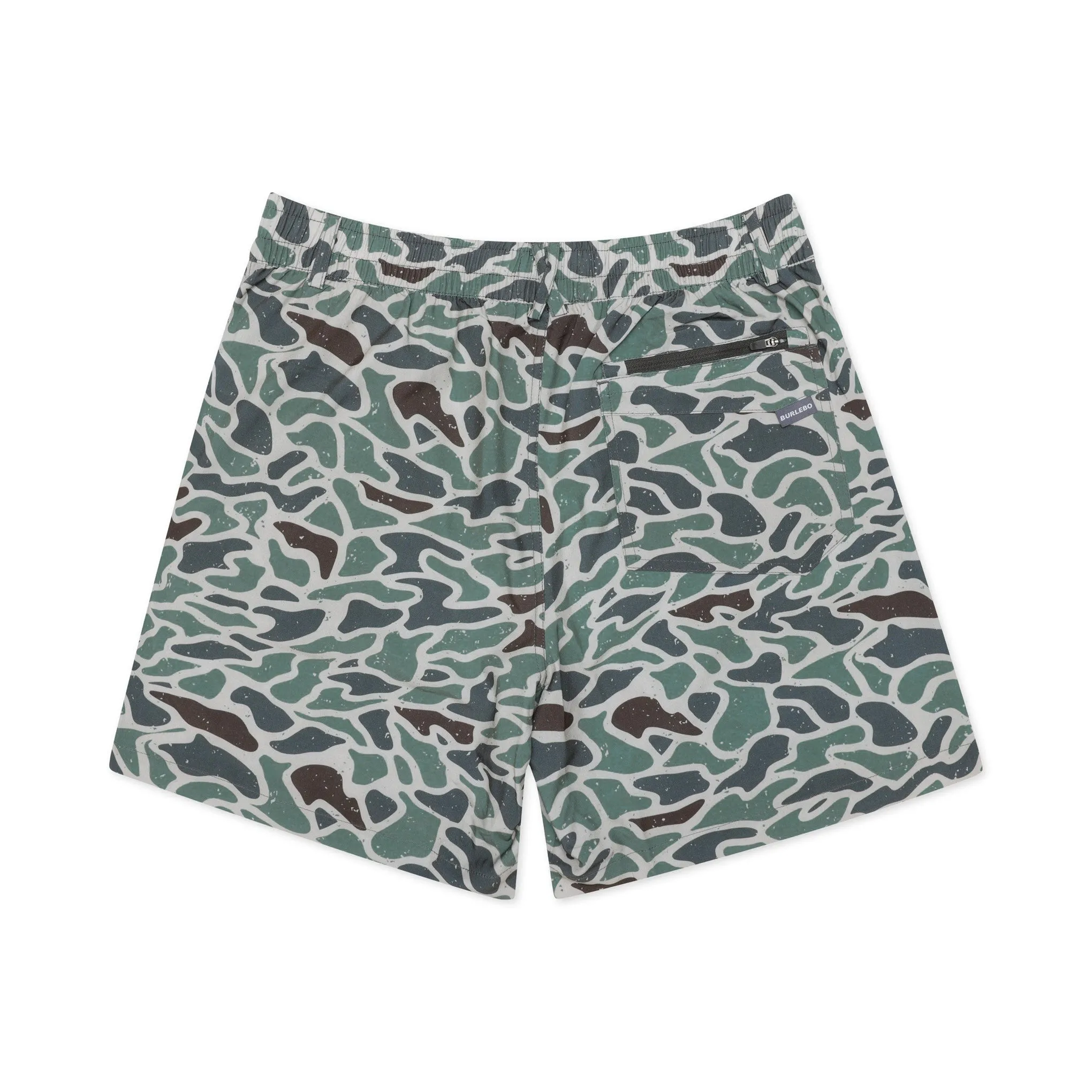 Everyday Short - Retro Duck Camo - Grey Pocket layer match