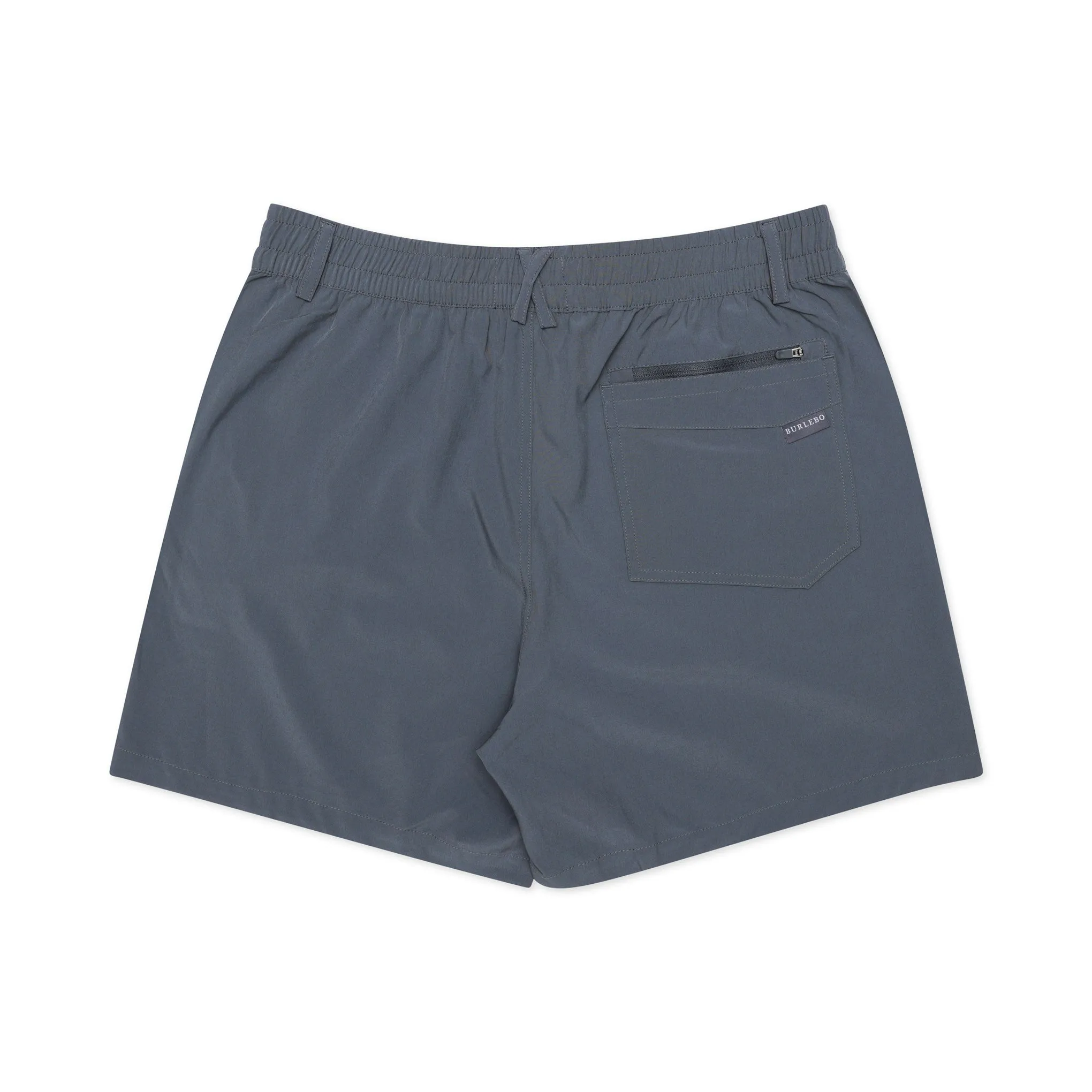 Everyday Short - River Rock Grey - Classic Deer Camo Pocket cool summer