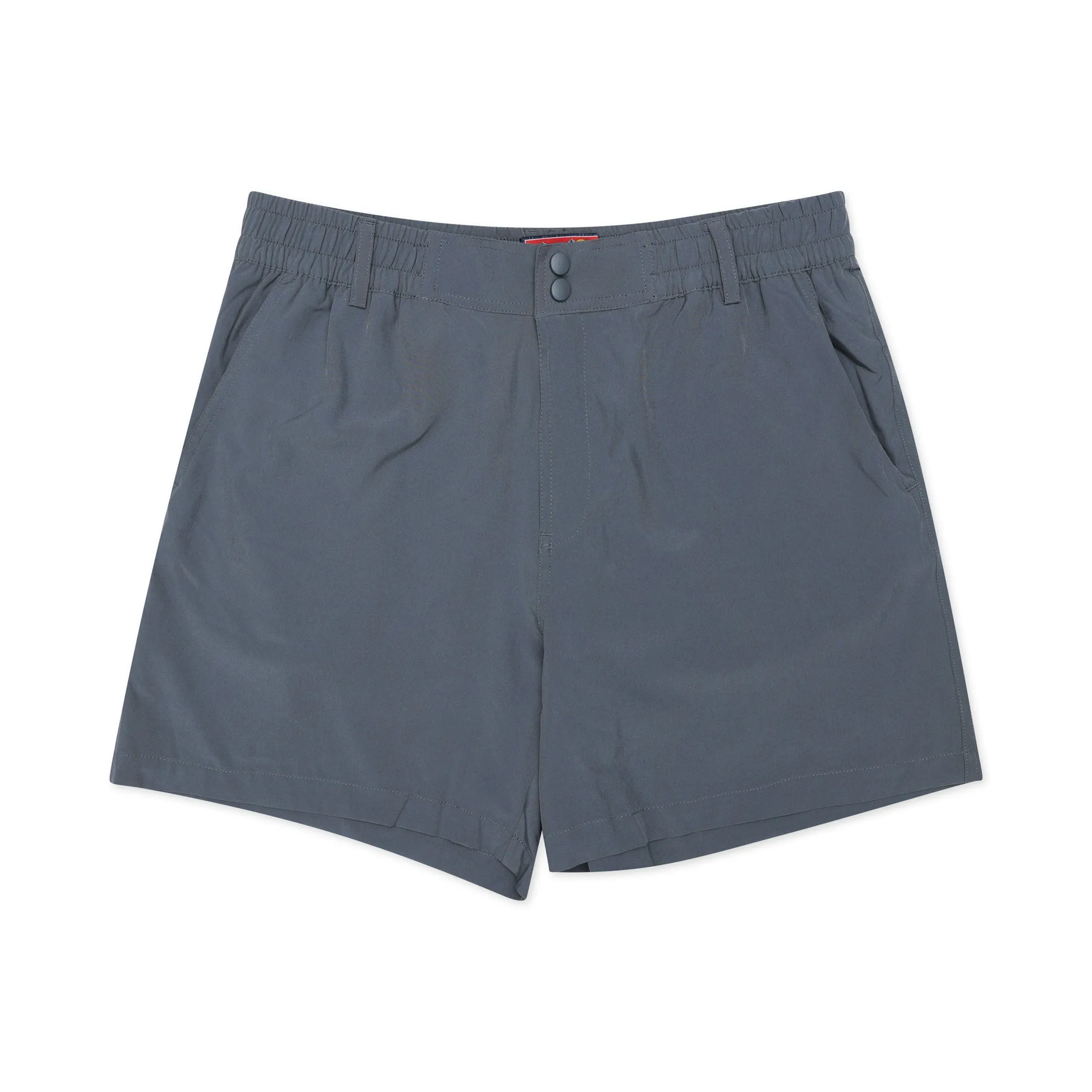 Everyday Short - River Rock Grey - Classic Deer Camo Pocket home relax