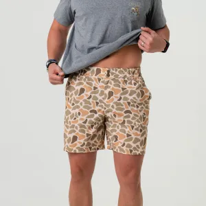 Everyday Short - Venado Camo - Brown Pocket ventilation design
