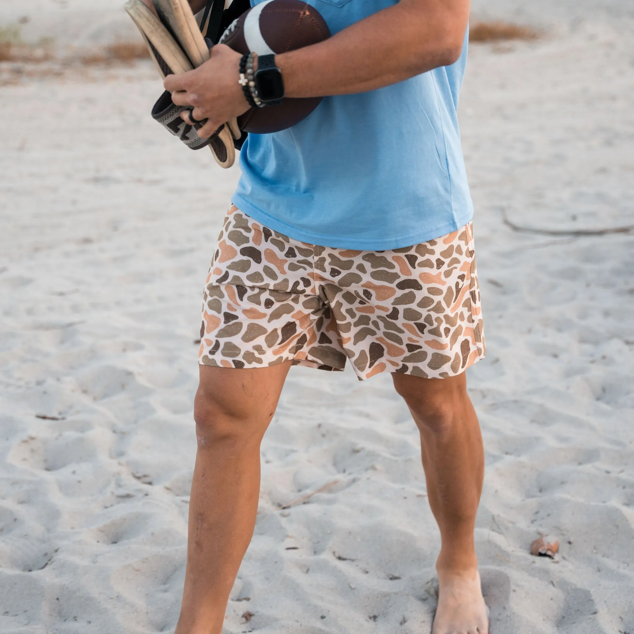 Everyday Short - Venado Camo - Brown Pocket sunny coast