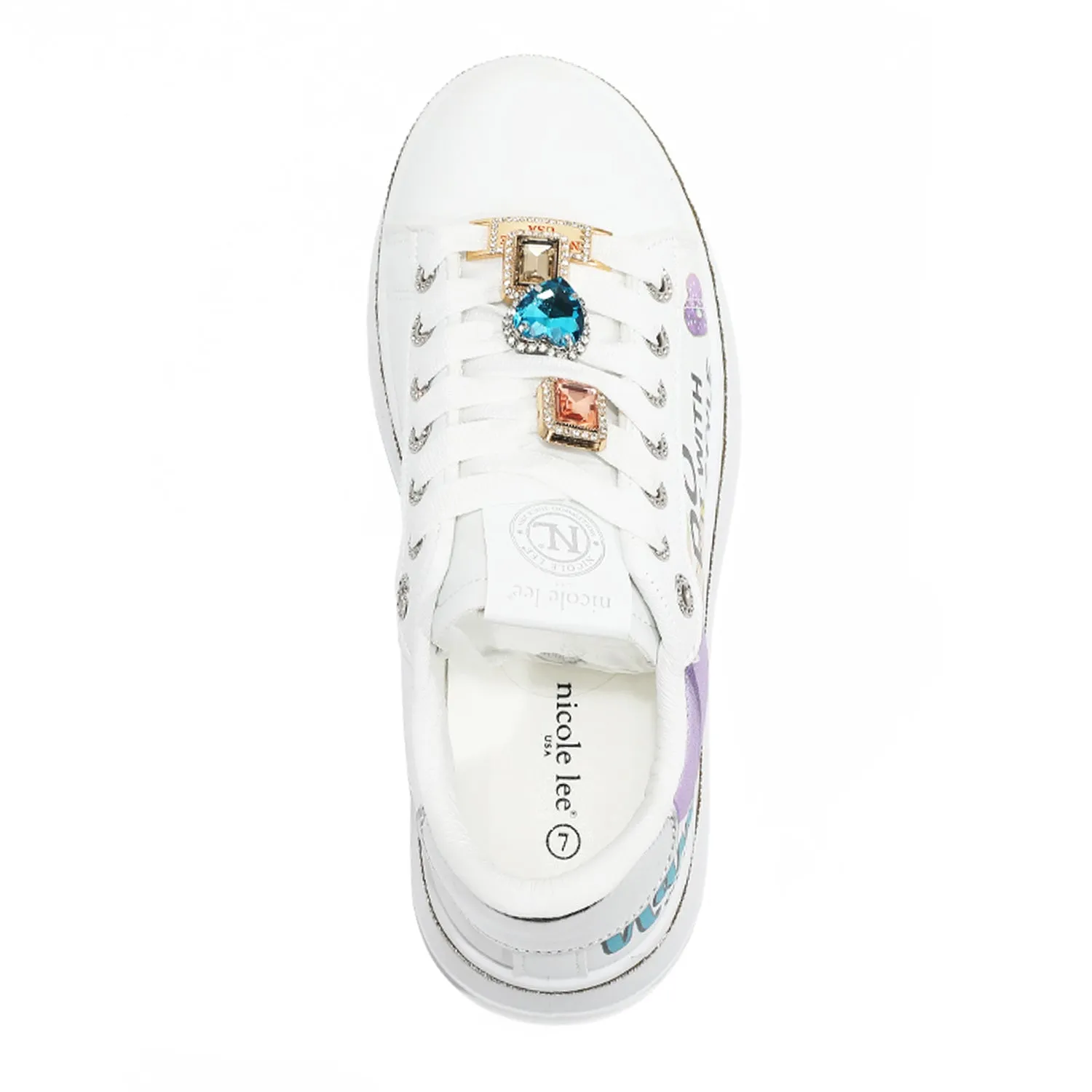 FASHION BLING STONE SNEAKERS anti slip texture