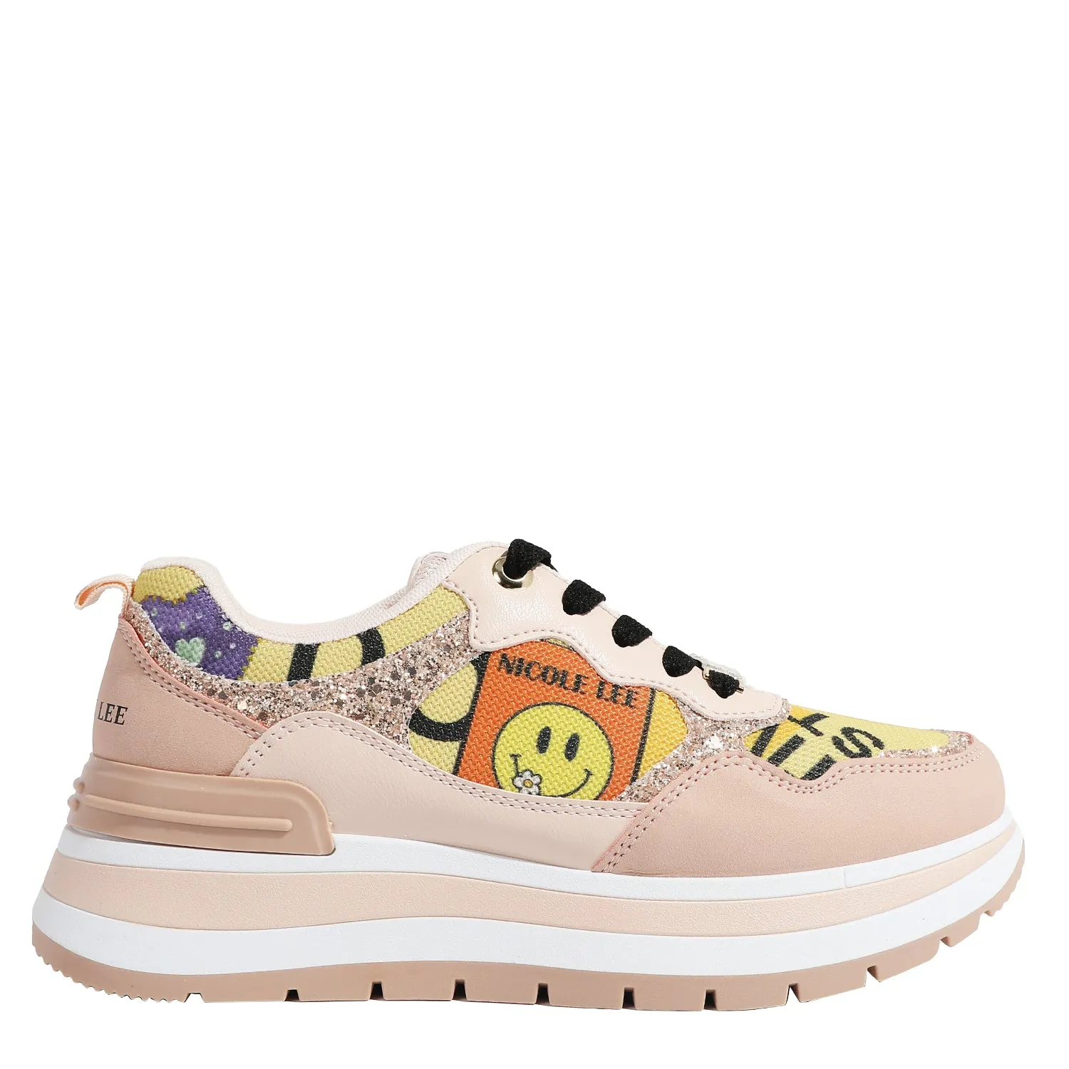 FASHION GLITTER SNEAKERS simple style
