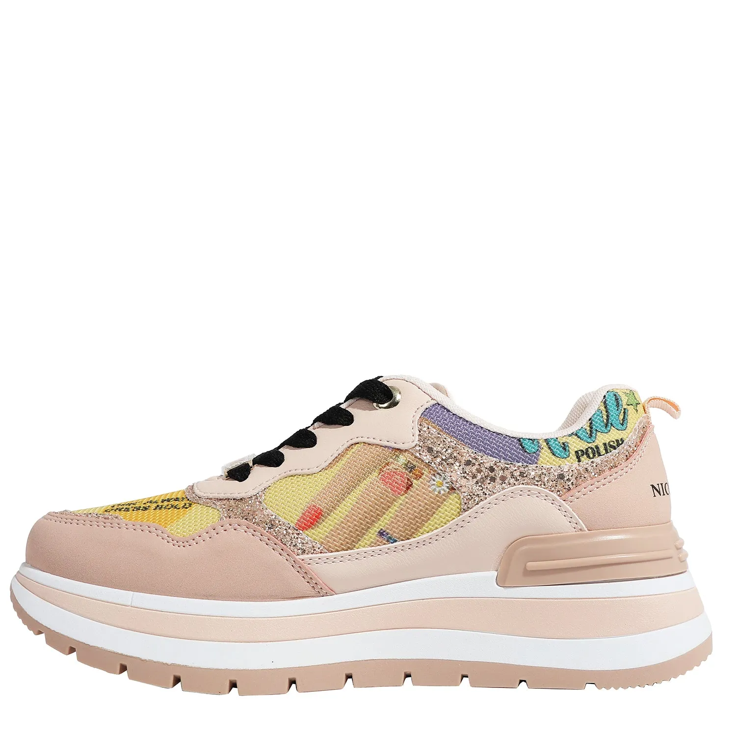 FASHION GLITTER SNEAKERS dynamic support