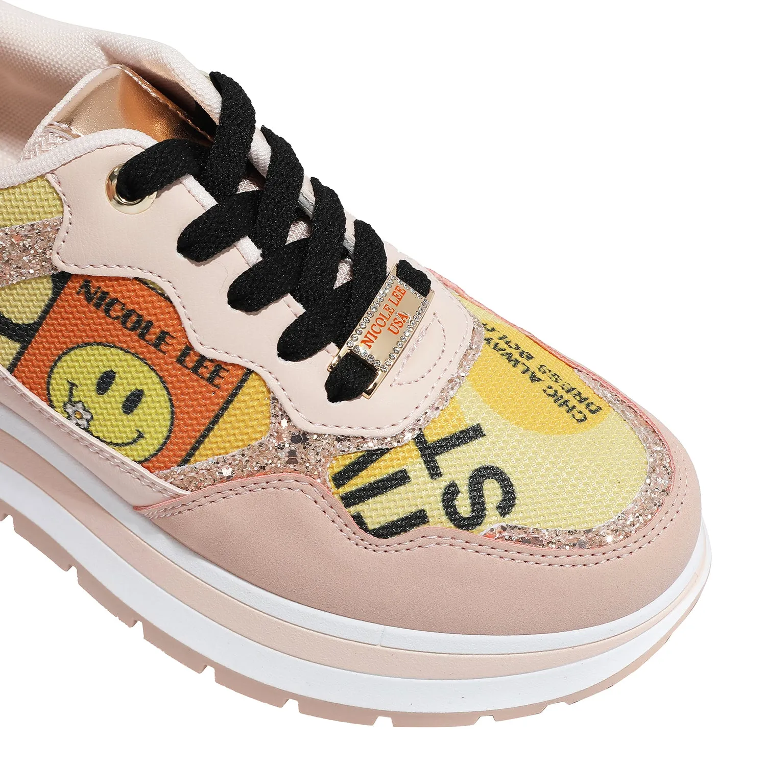 FASHION GLITTER SNEAKERS pressure ease