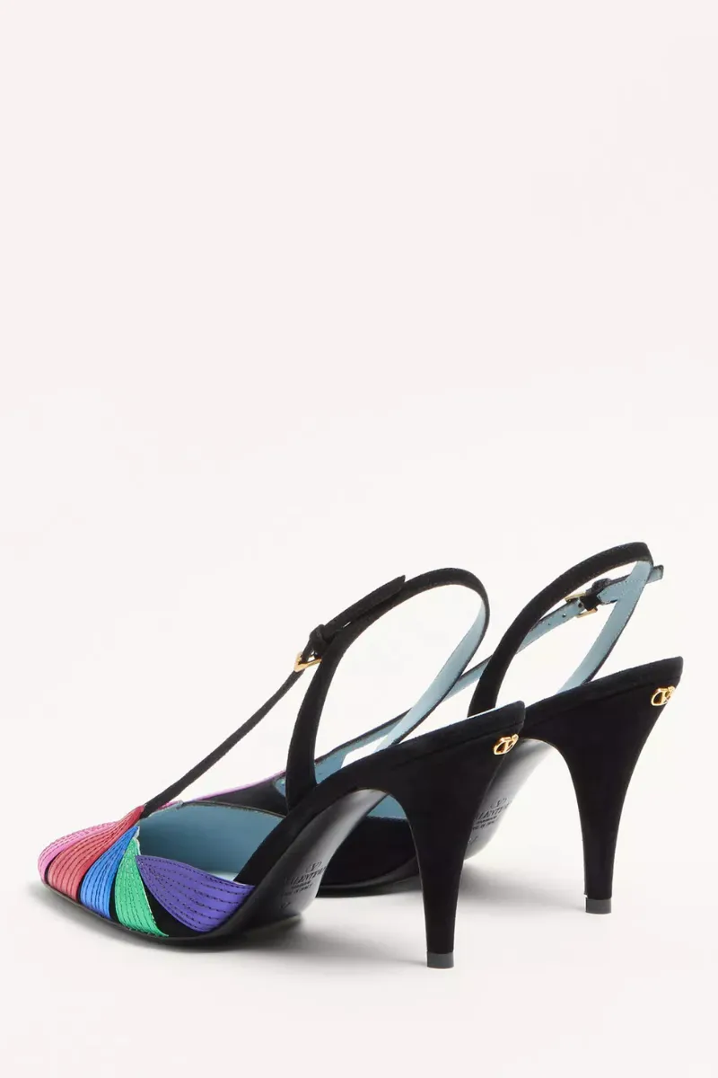 Foliefoliage Slingback Pumps color block