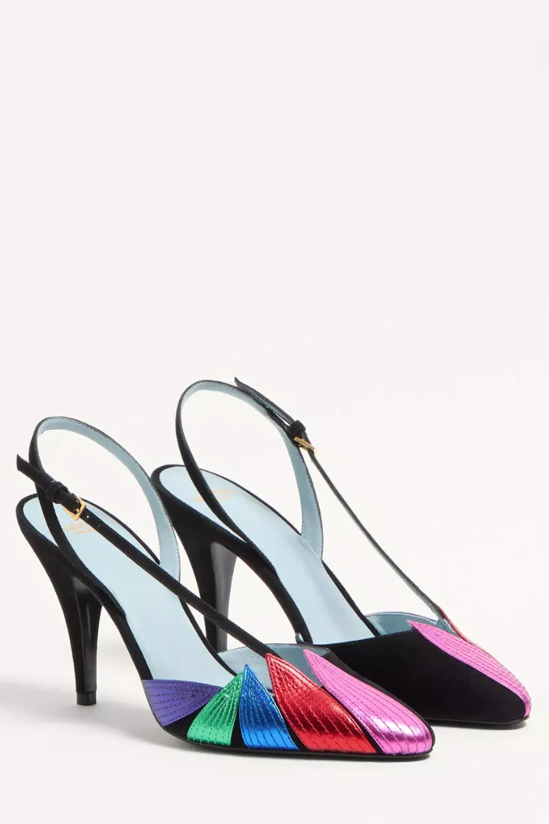 Foliefoliage Slingback Pumps color block