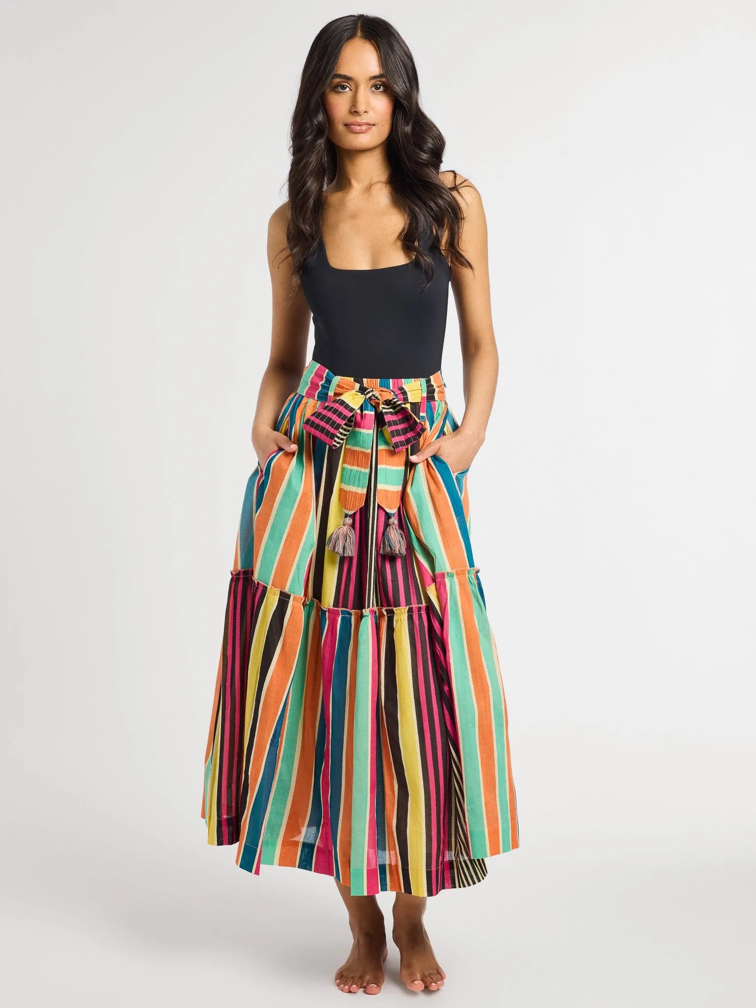 Francoise Skirt in Ibiza Stripe classic legacy