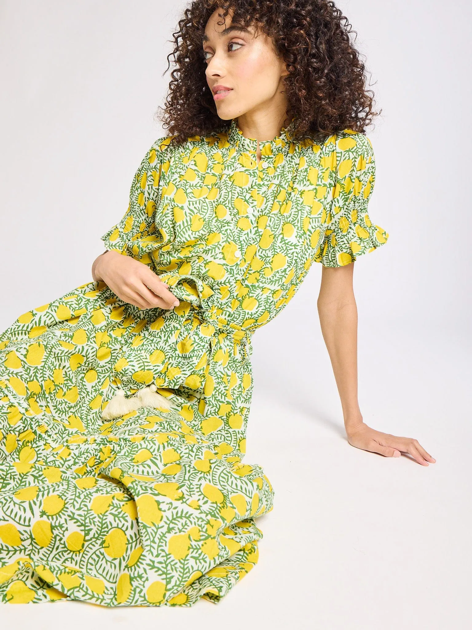 Francoise Skirt in Lemons nightlife wear