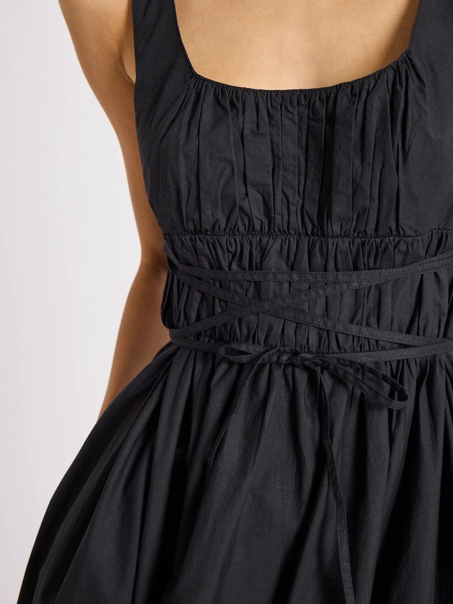 Frannie Dress in Black brunch date