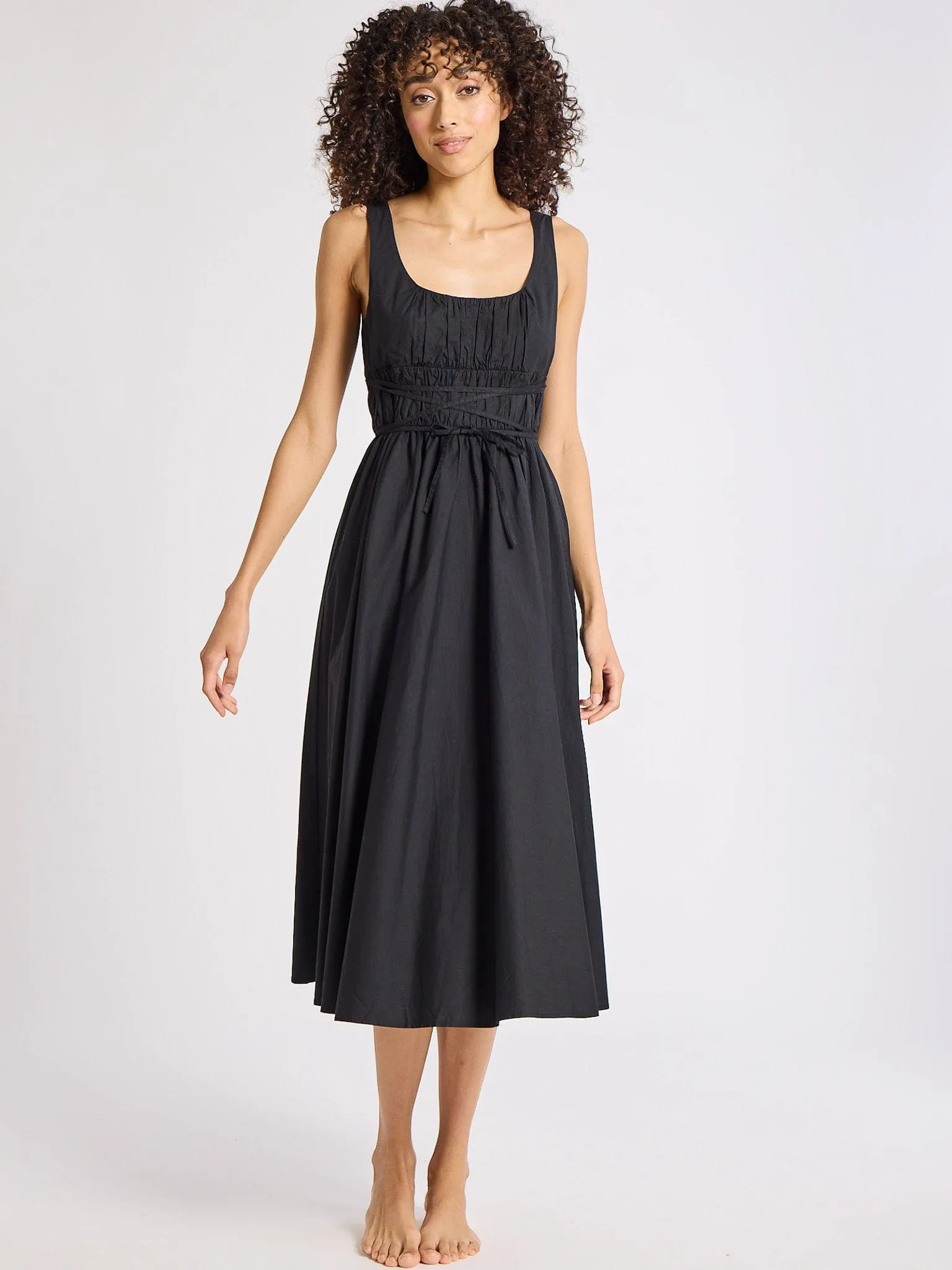 Frannie Dress in Black city style