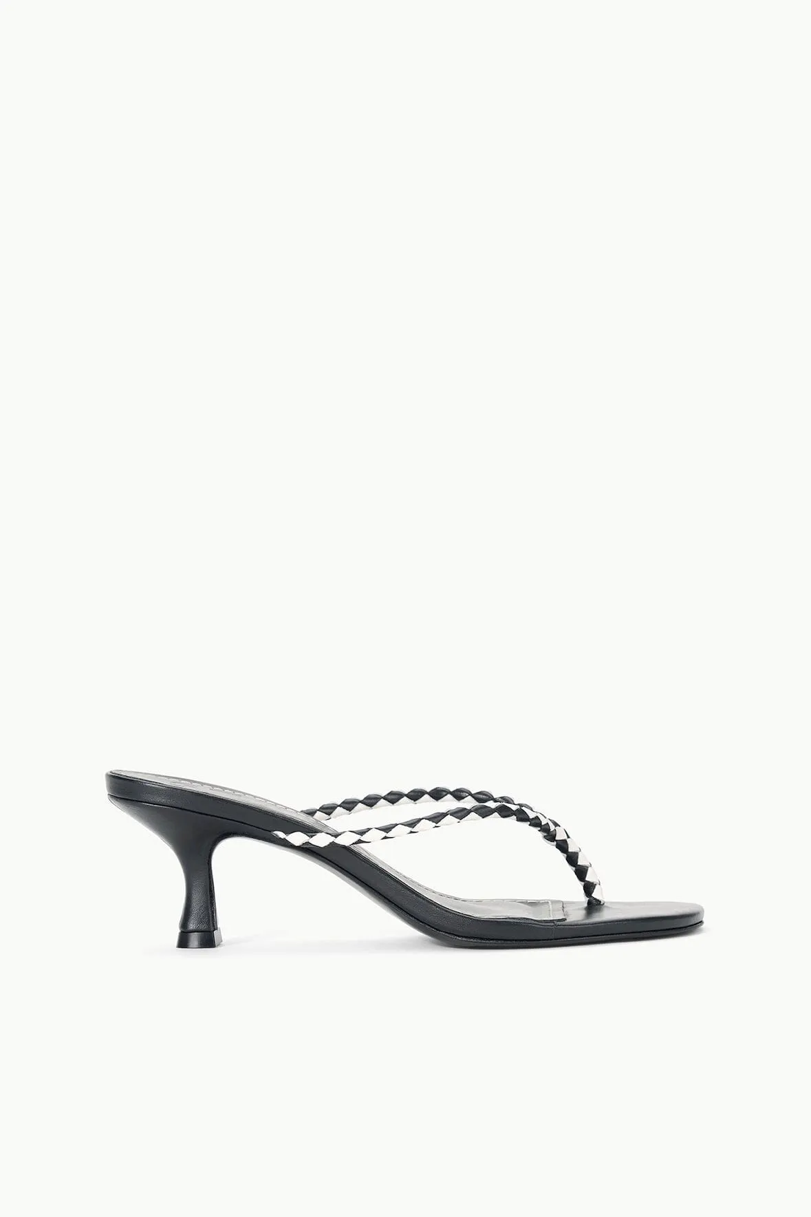 FREJA KITTEN HEEL | BLACK PAPER velvet feel