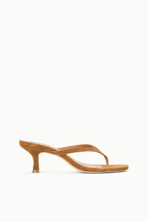 FREJA KITTEN HEEL | TAN signature look