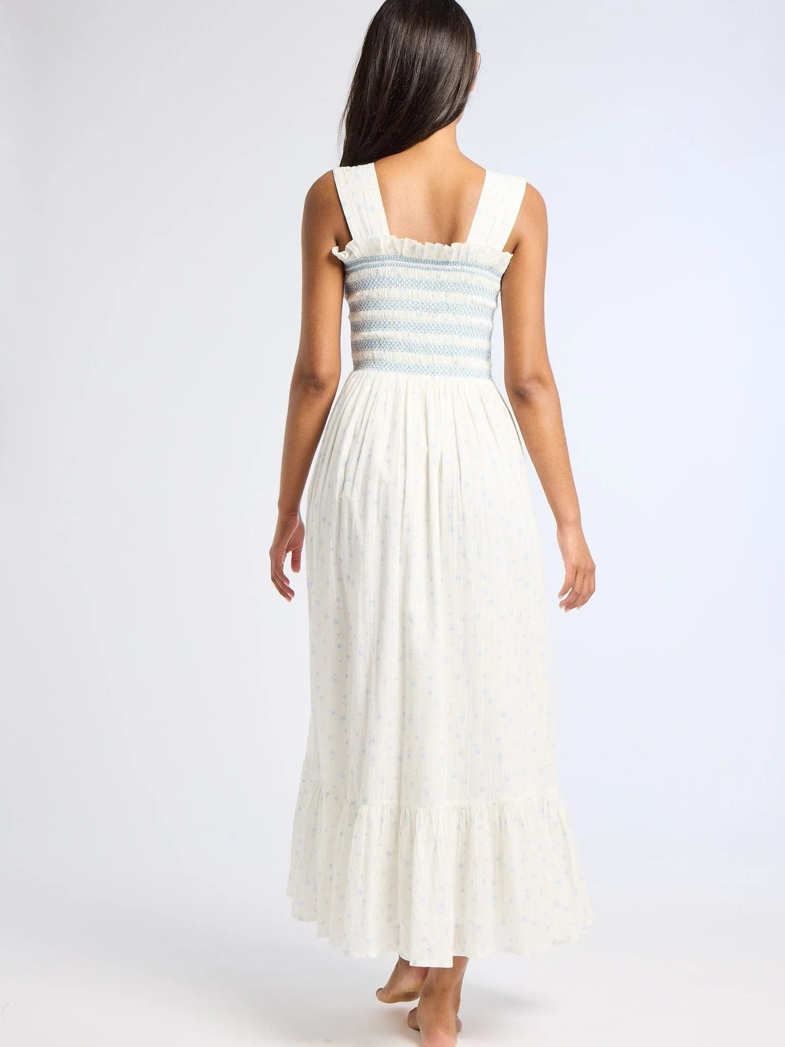 Garden Dress in Blue Flora timeless piece